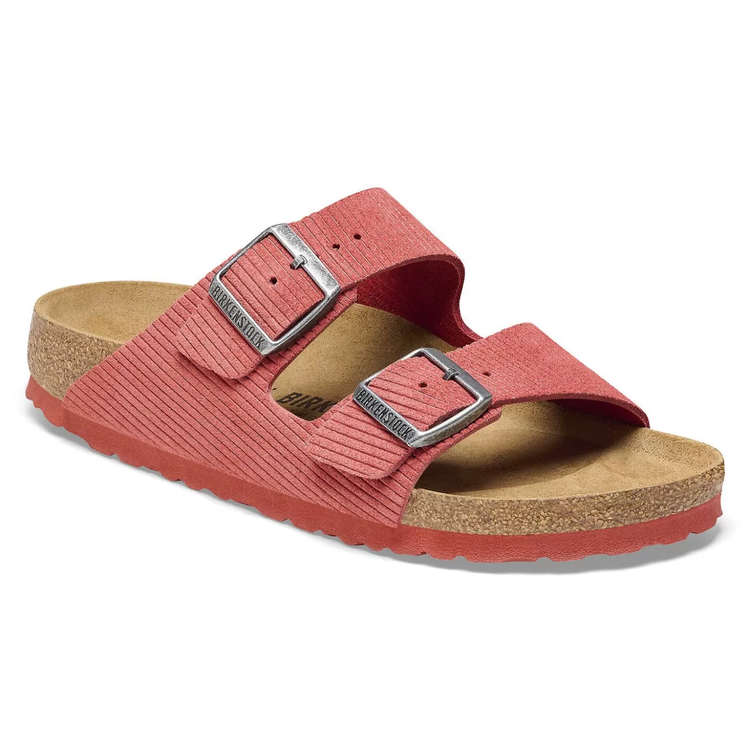 Double Bride | Birkenstock Arizona Corduroy Sienna Red