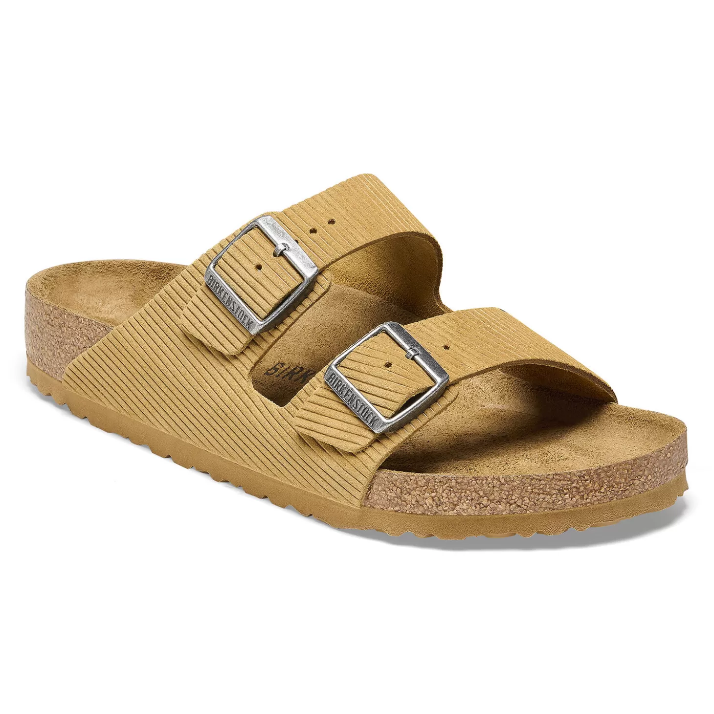 Double Bride | Birkenstock Arizona Corduroy Cork Brown