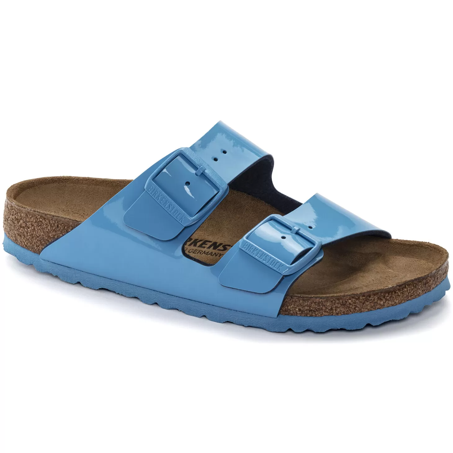 Double Bride | Birkenstock Arizona Patent Sky Blue