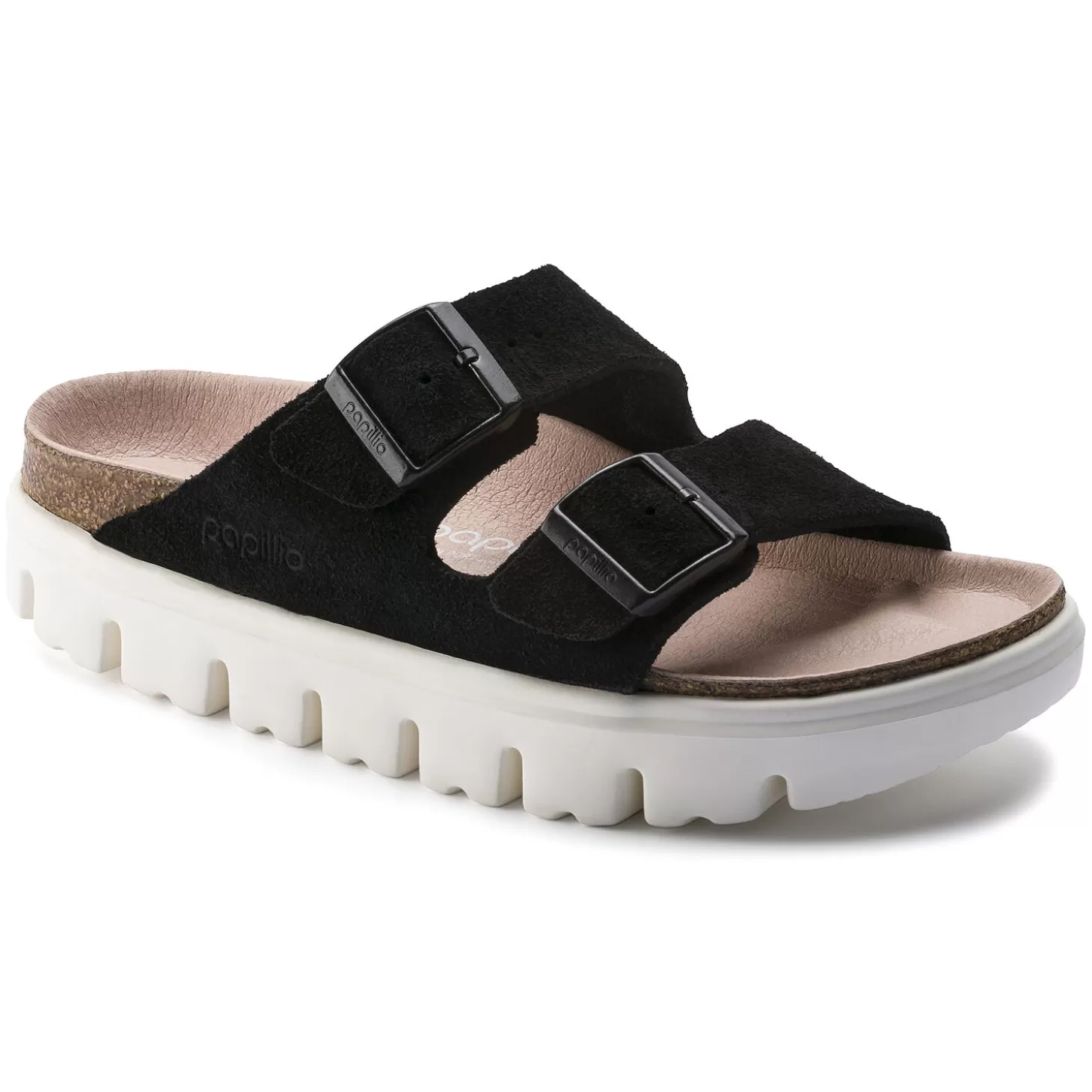 Double Bride | Birkenstock Arizona Chunky Suede Black