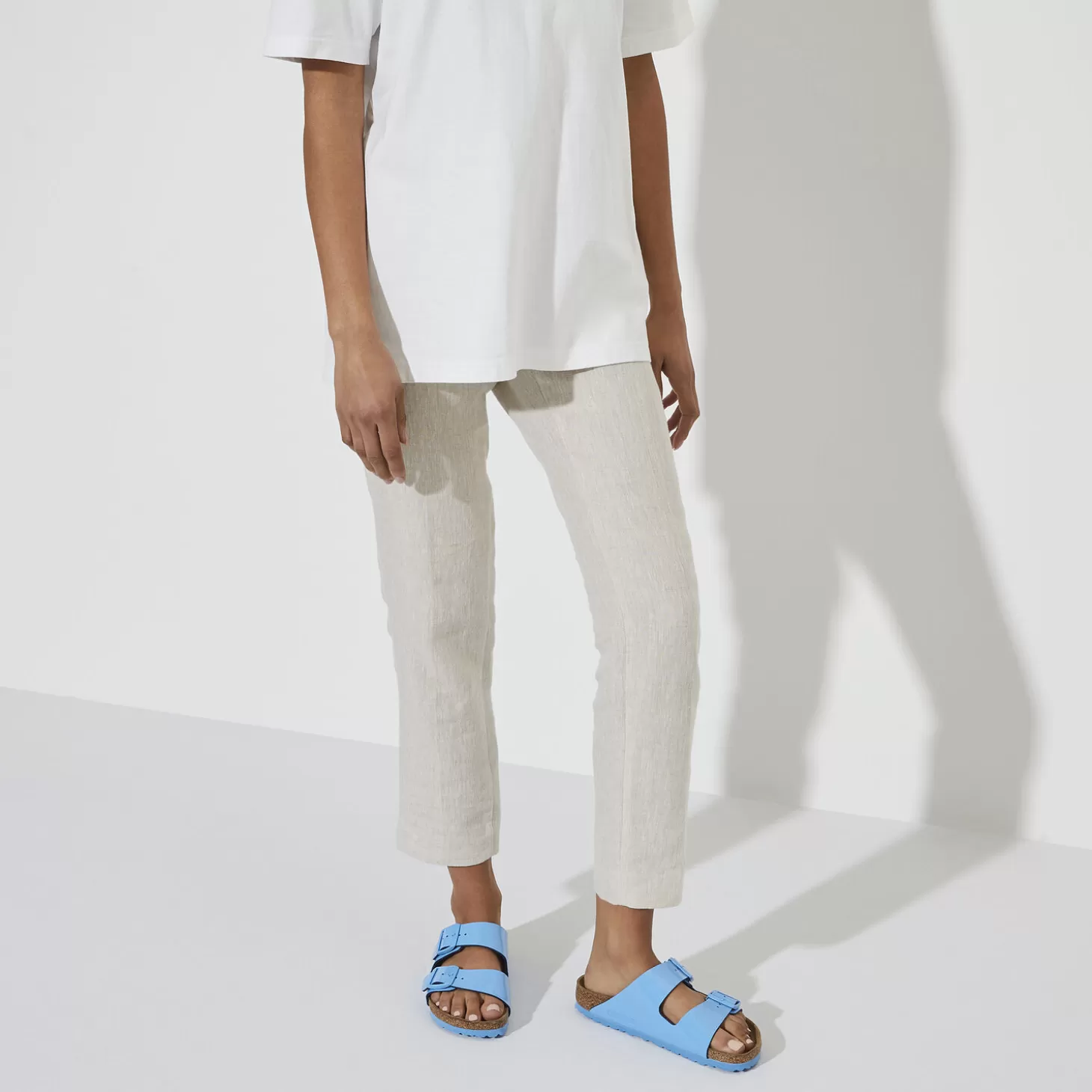 Double Bride | Birkenstock Arizona Patent Sky Blue