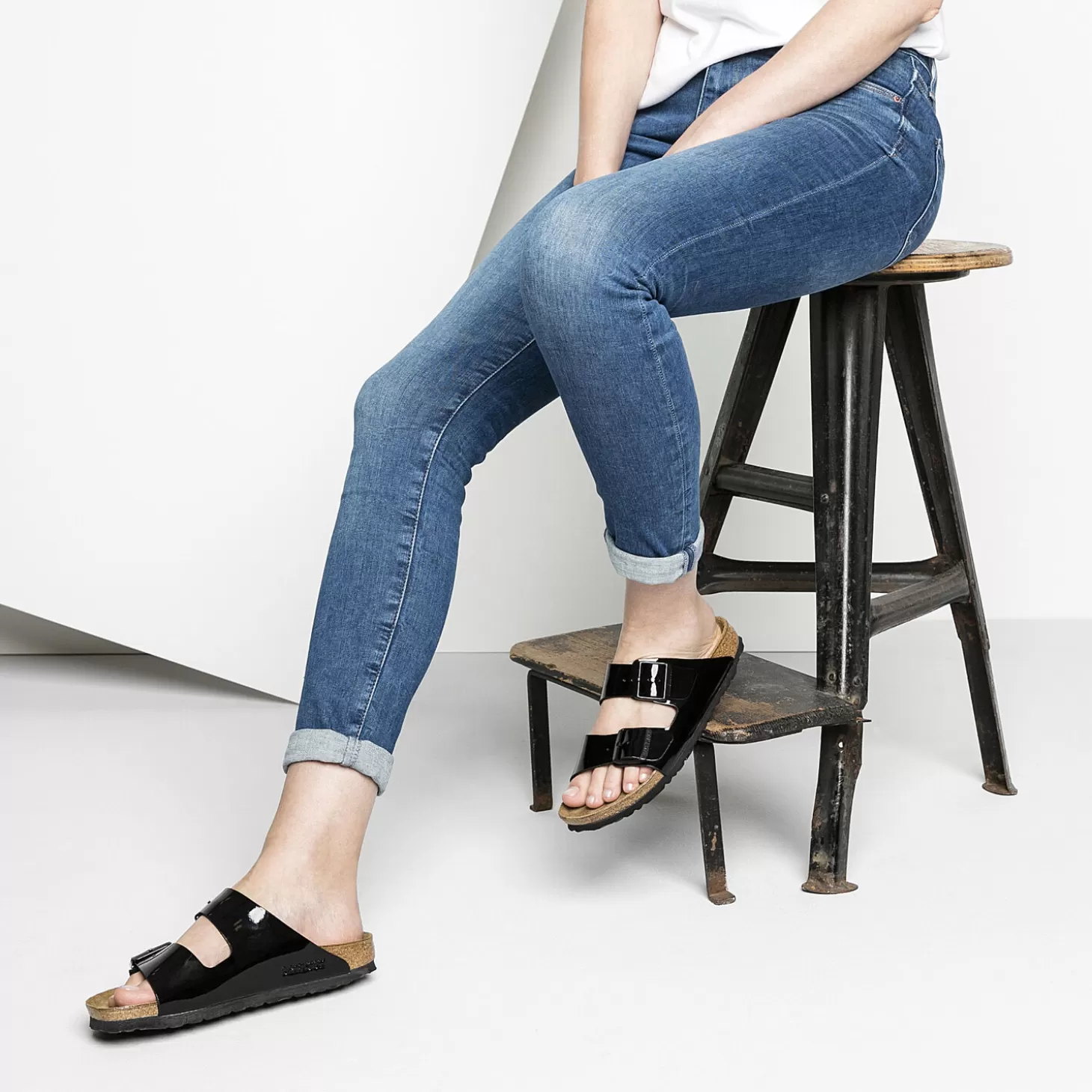 Double Bride | Birkenstock Arizona Black Patent