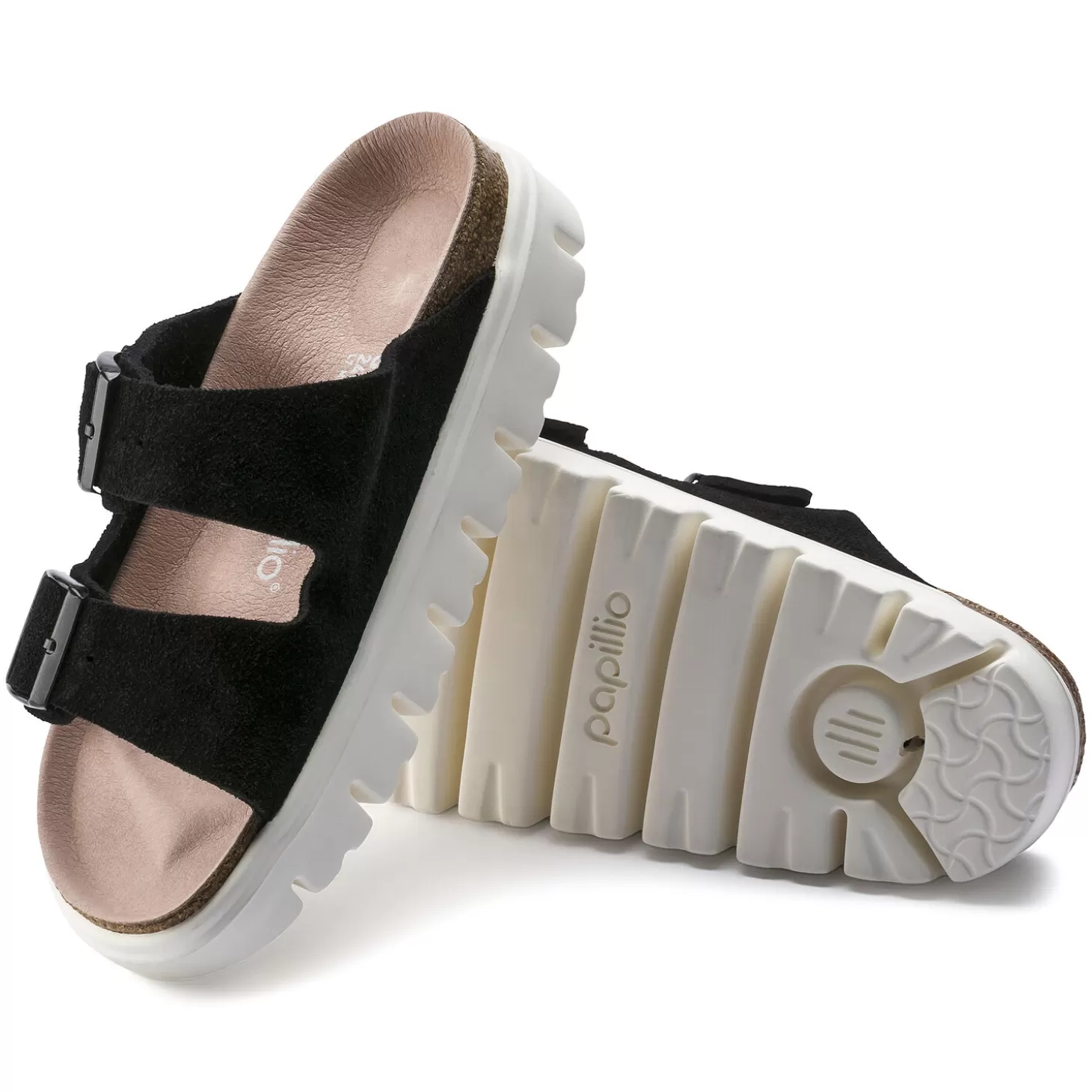 Double Bride | Birkenstock Arizona Chunky Suede Black