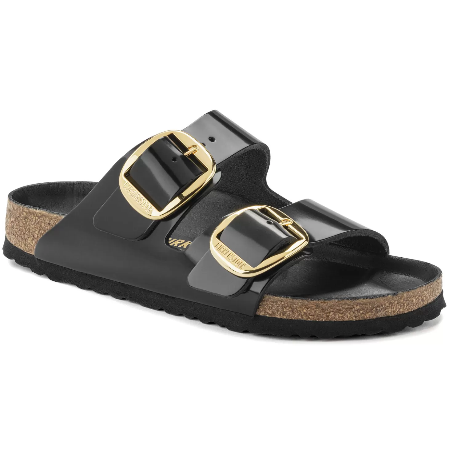 Double Bride | Birkenstock Arizona Big Buckle High Shine Black