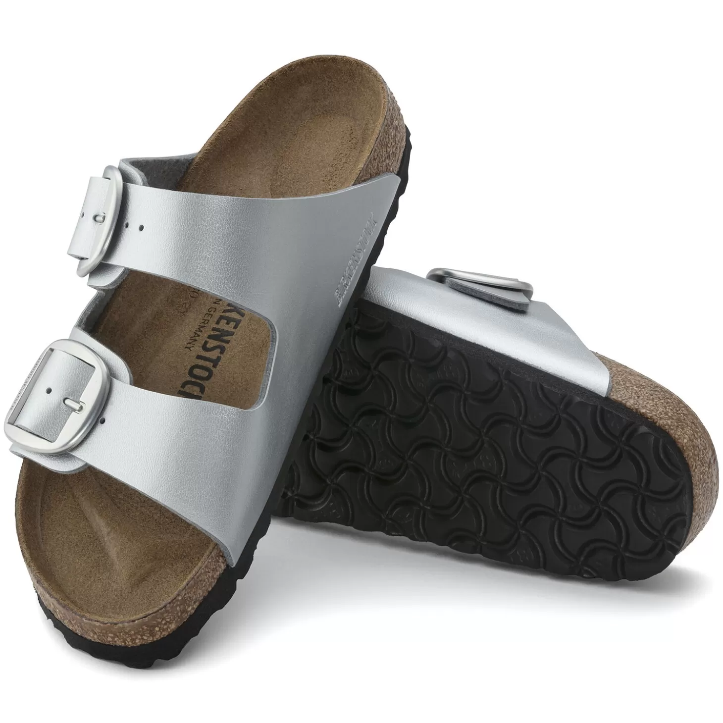 Double Bride | Birkenstock Arizona Big Buckle Silver