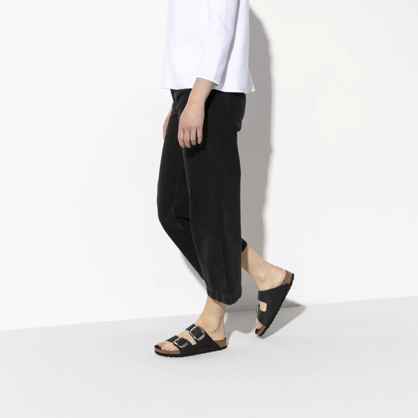 Double Bride | Birkenstock Arizona Big Buckle Black