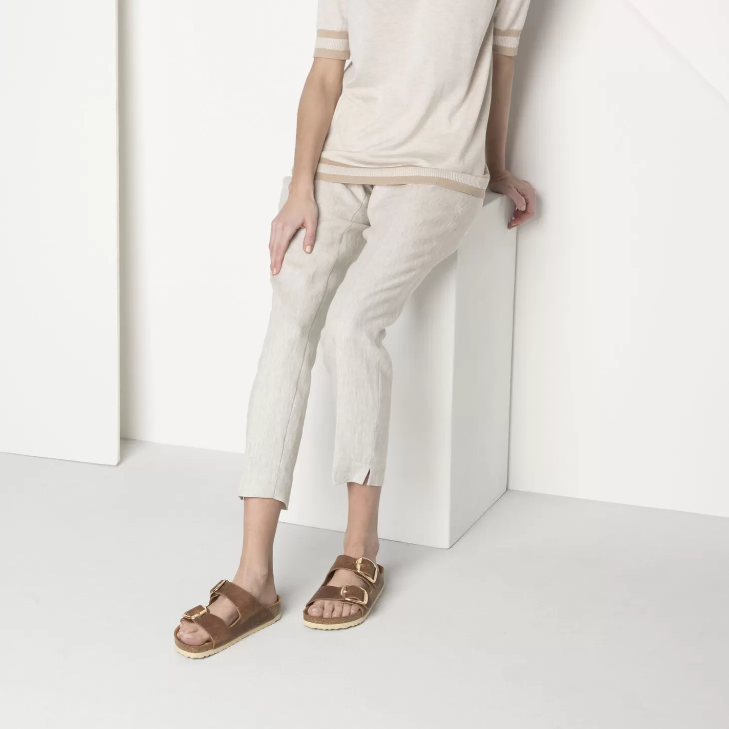 Double Bride | Birkenstock Arizona Big Buckle Cognac