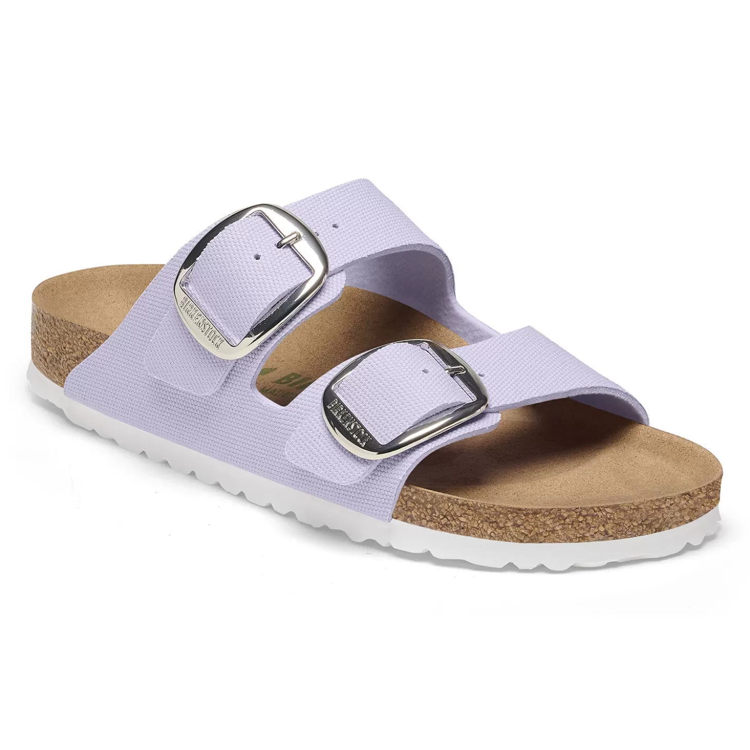 Double Bride | Birkenstock Arizona Big Buckle Rivet Logo Vegan Canvas Purple Fog