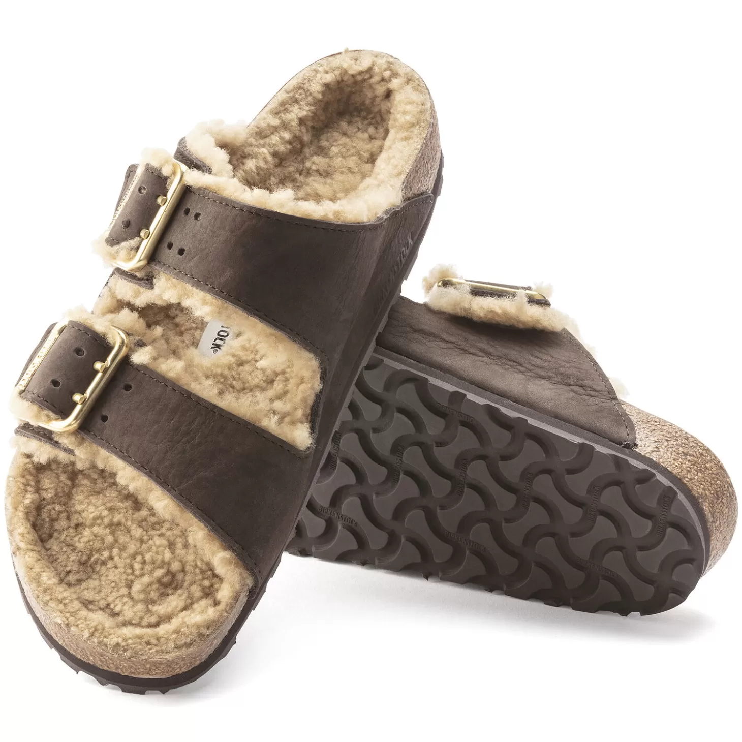 Double Bride | Birkenstock Arizona Bold Shearling Espresso