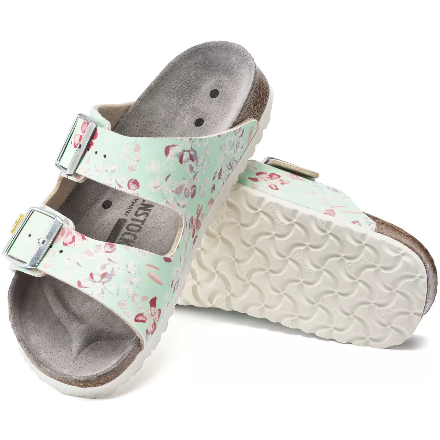 Double Bride | Birkenstock Arizona Esd Flower Field Mint