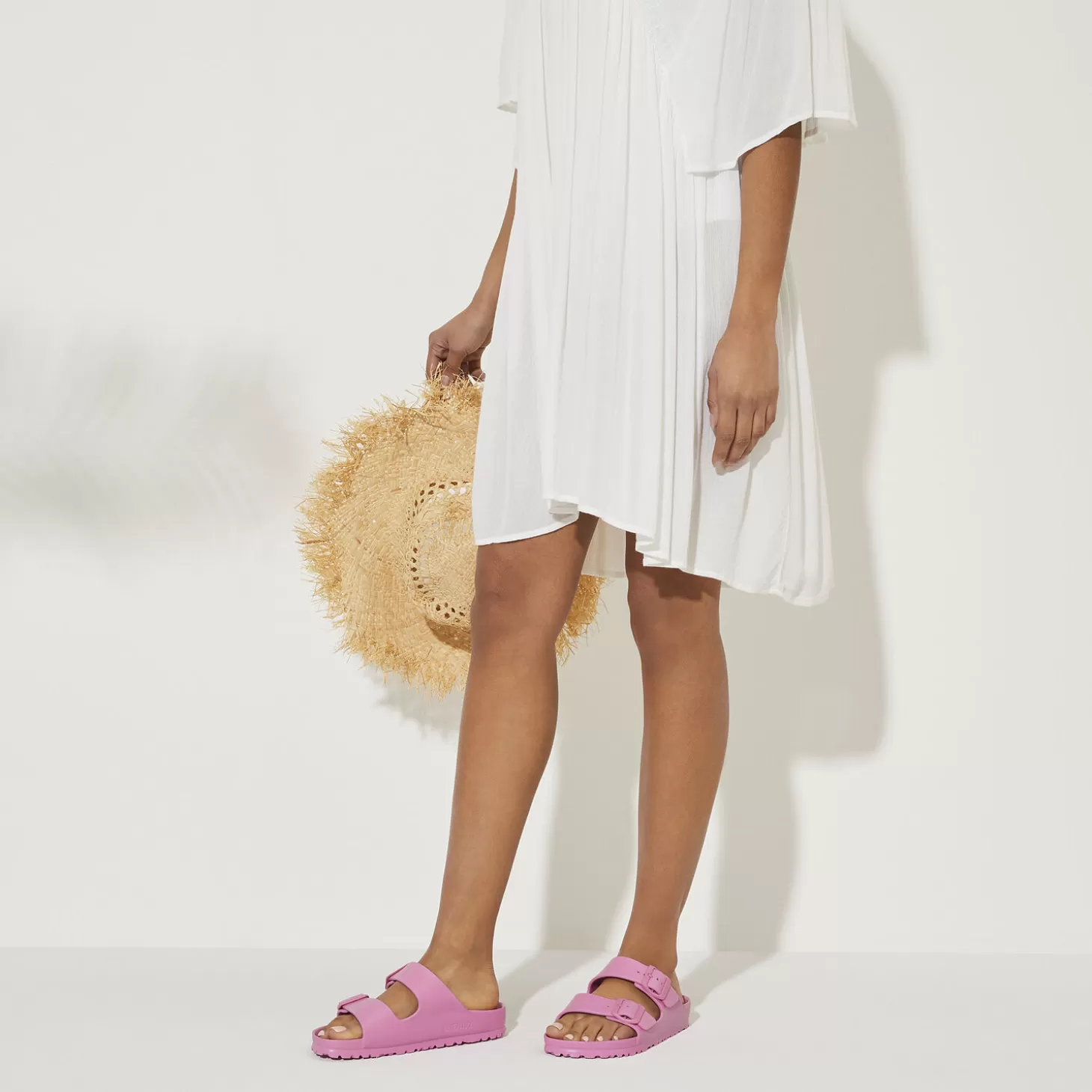 Double Bride | Birkenstock Arizona Essentials Candy Pink