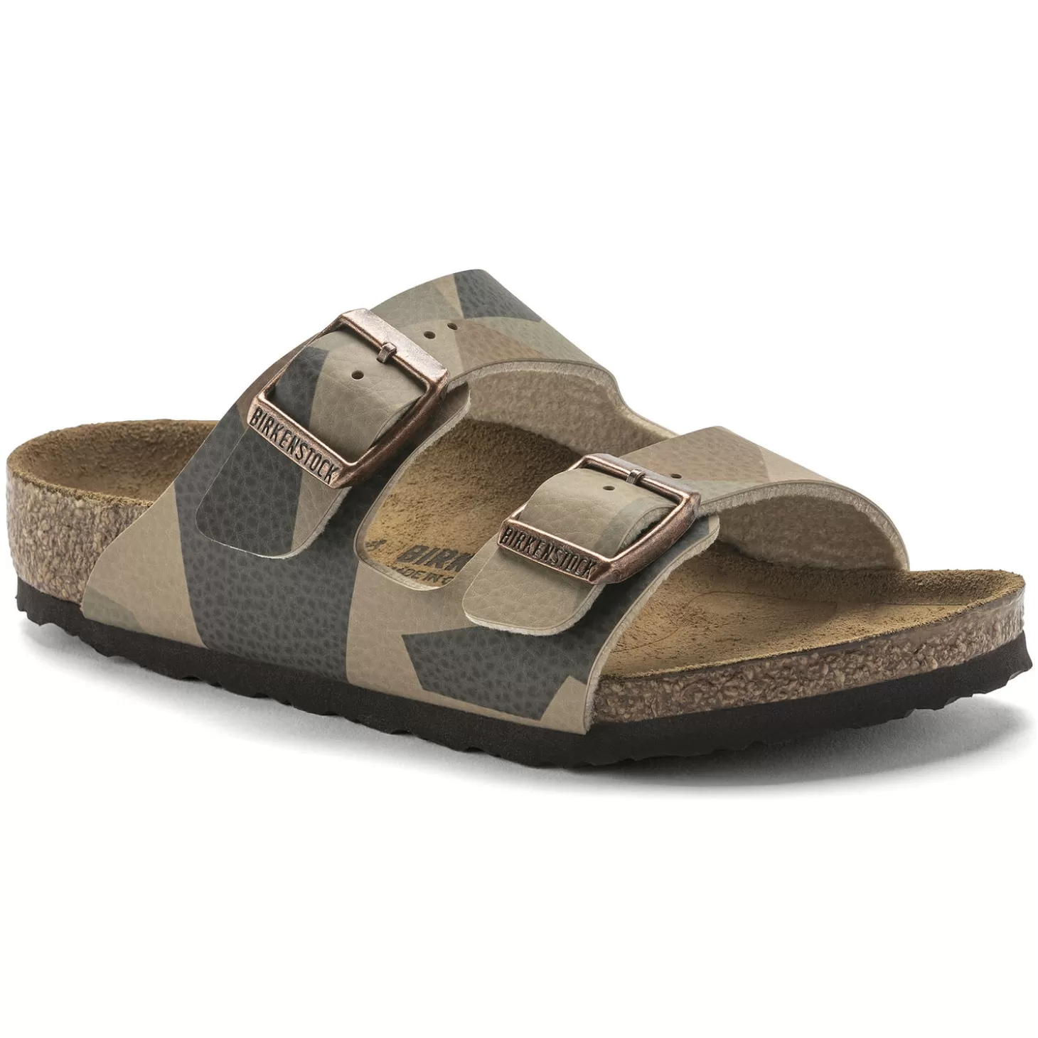 Sandales À Brides | Birkenstock Arizona Kids Desert Soil Geo Camo Core