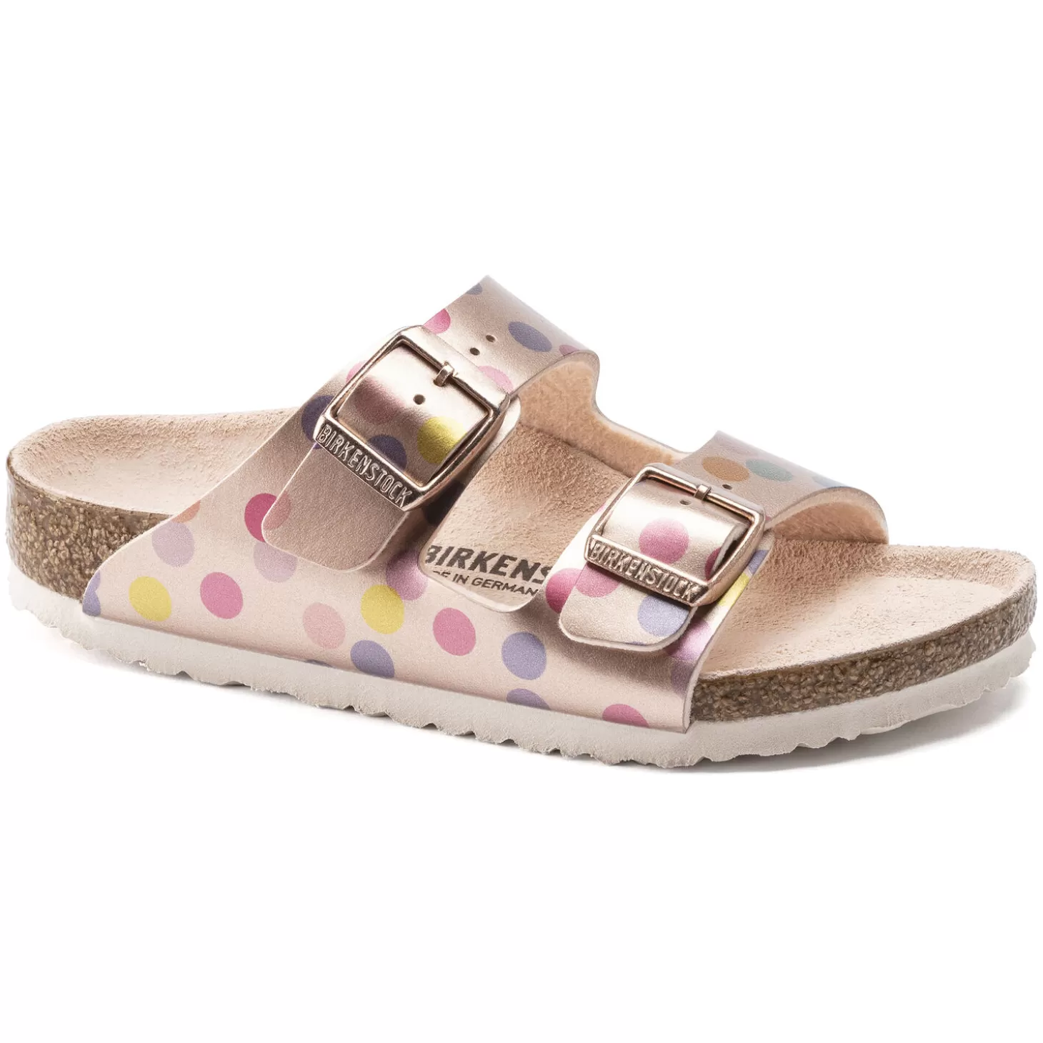 Sandales À Brides | Birkenstock Arizona Kids Electric Metallic Dots Copper