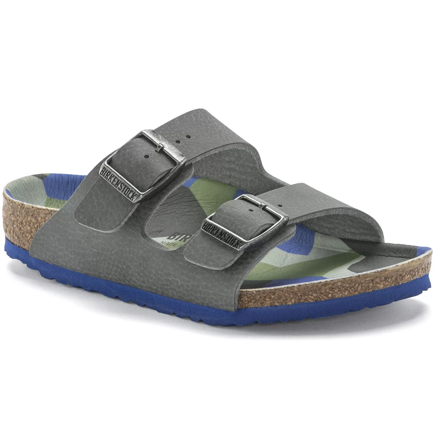 Sandales À Brides | Birkenstock Arizona Kids Desert Soil Camo Gray