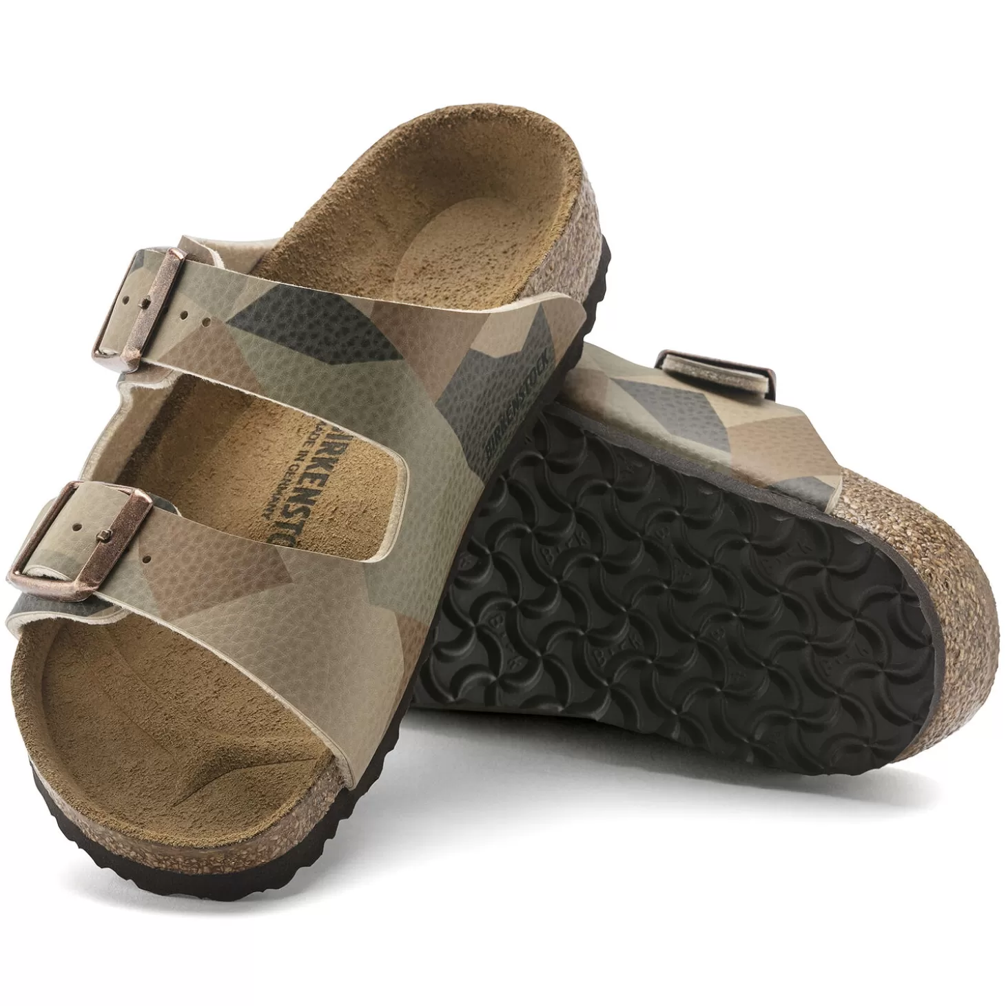 Sandales À Brides | Birkenstock Arizona Kids Desert Soil Geo Camo Core