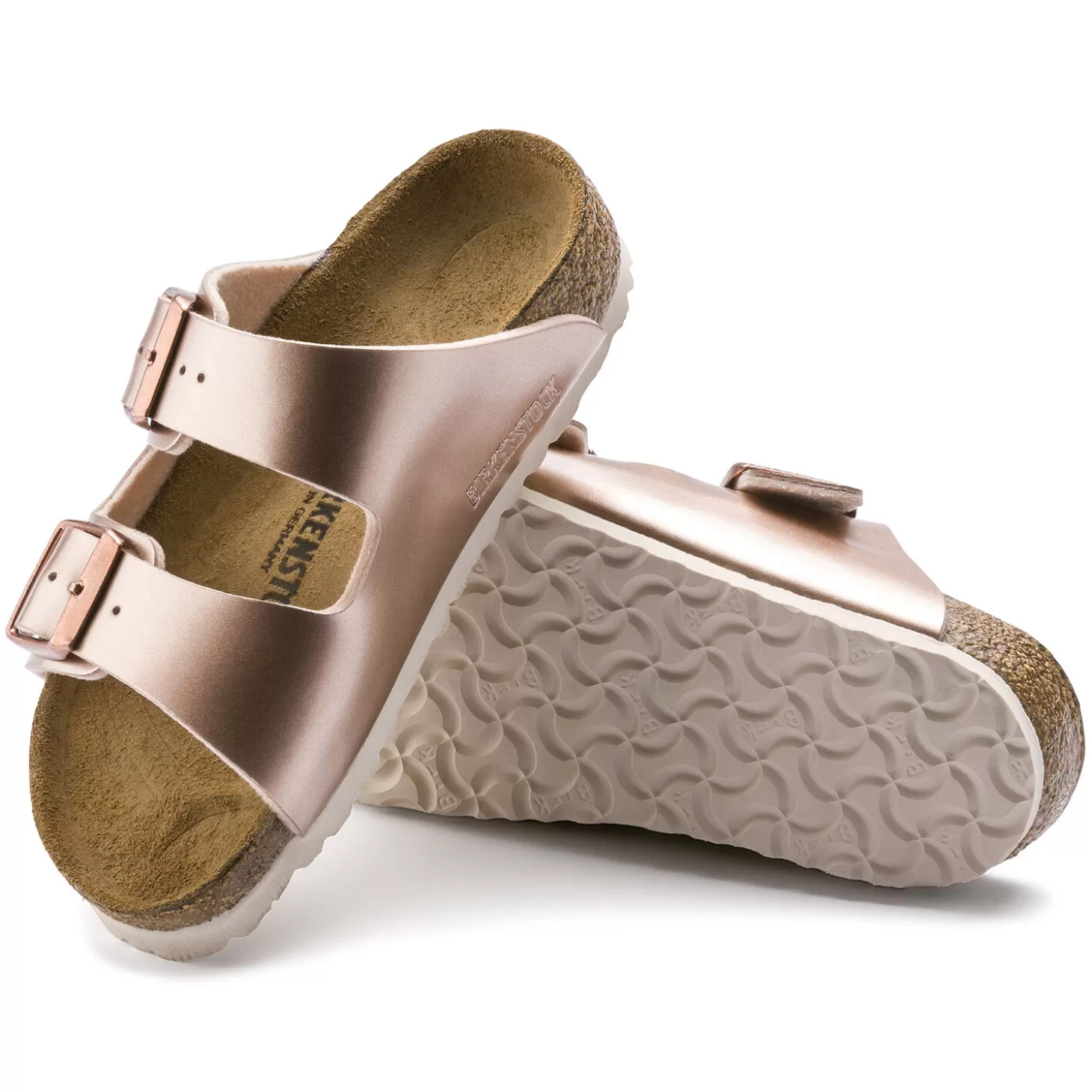 Sandales À Brides | Birkenstock Arizona Kids Electric Metallic Copper