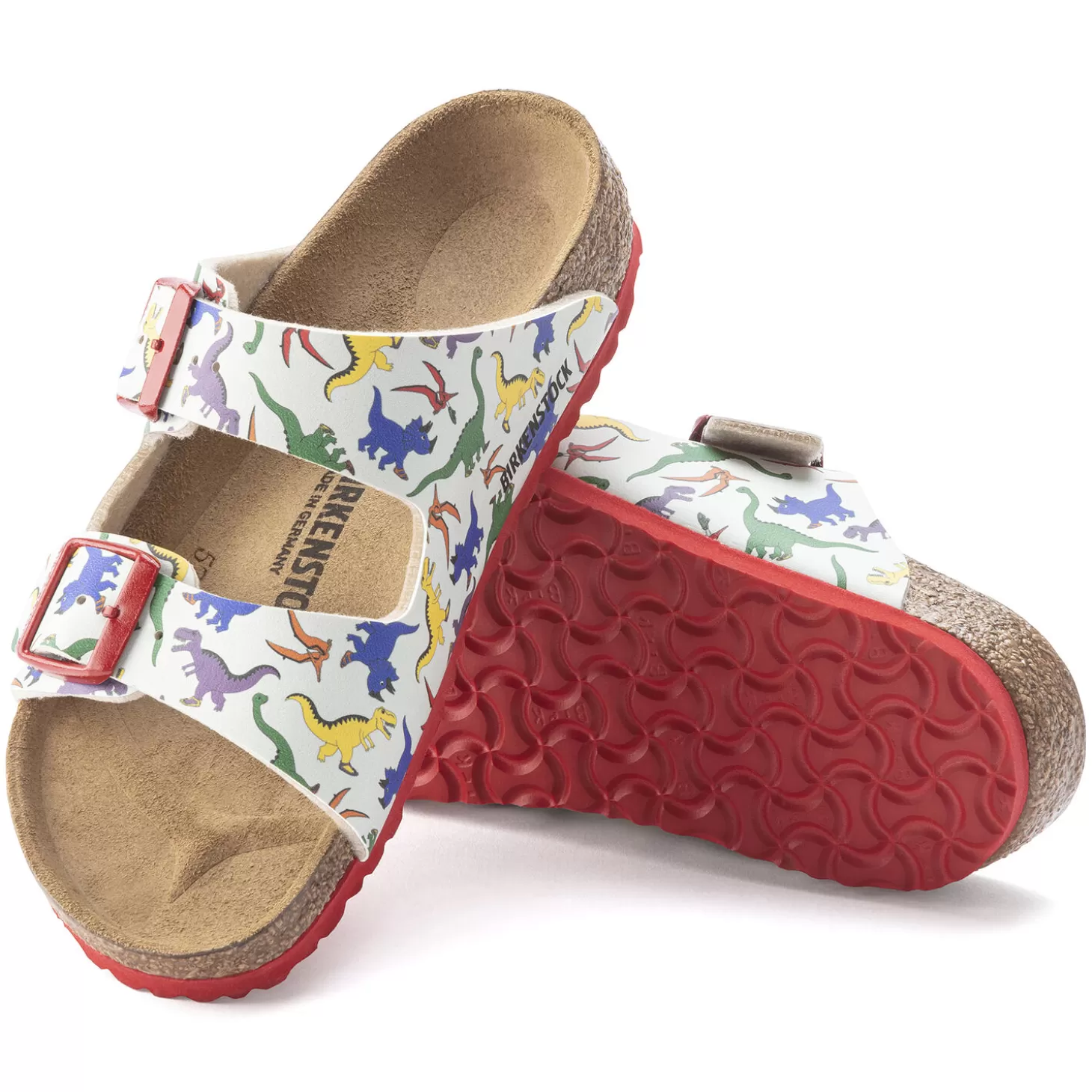 Sandales À Brides | Birkenstock Arizona Kids Best Friends Dino Multi