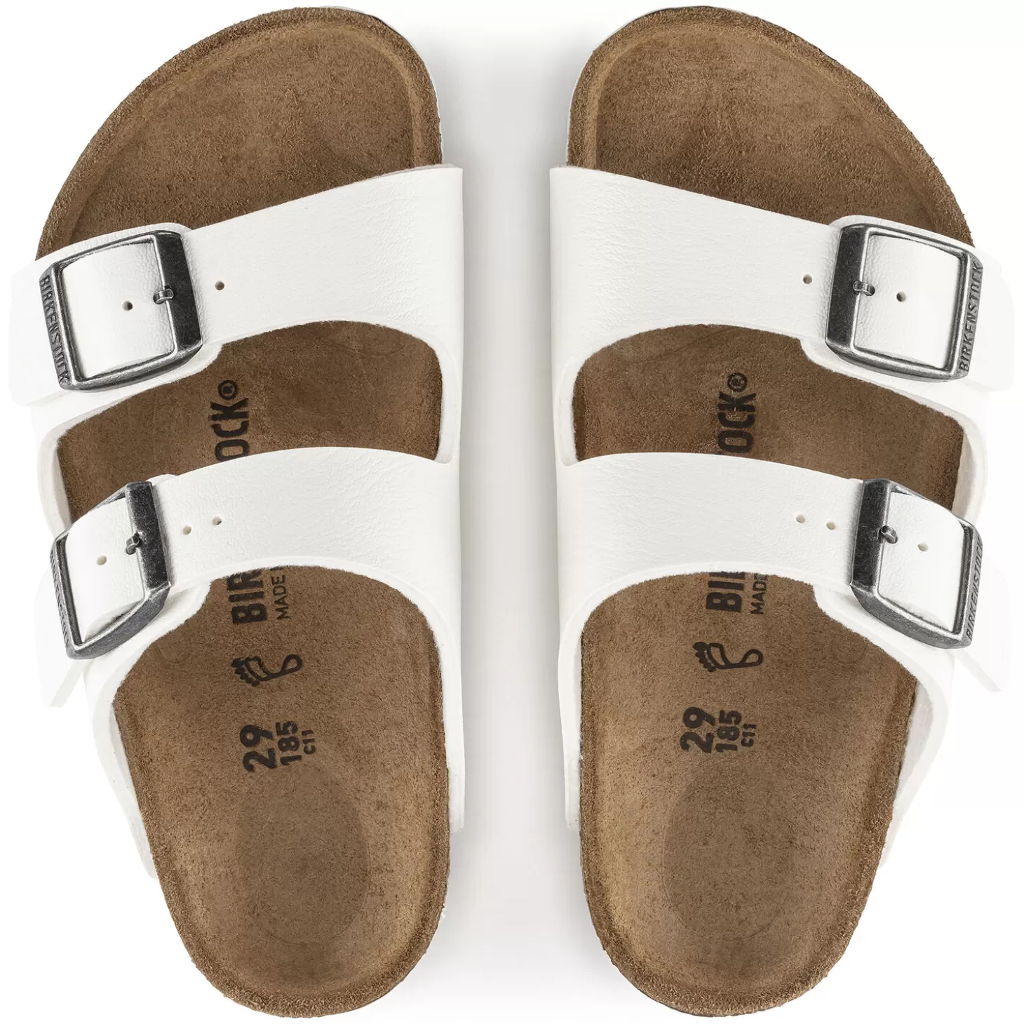 Sandales À Brides | Birkenstock Arizona Kids White