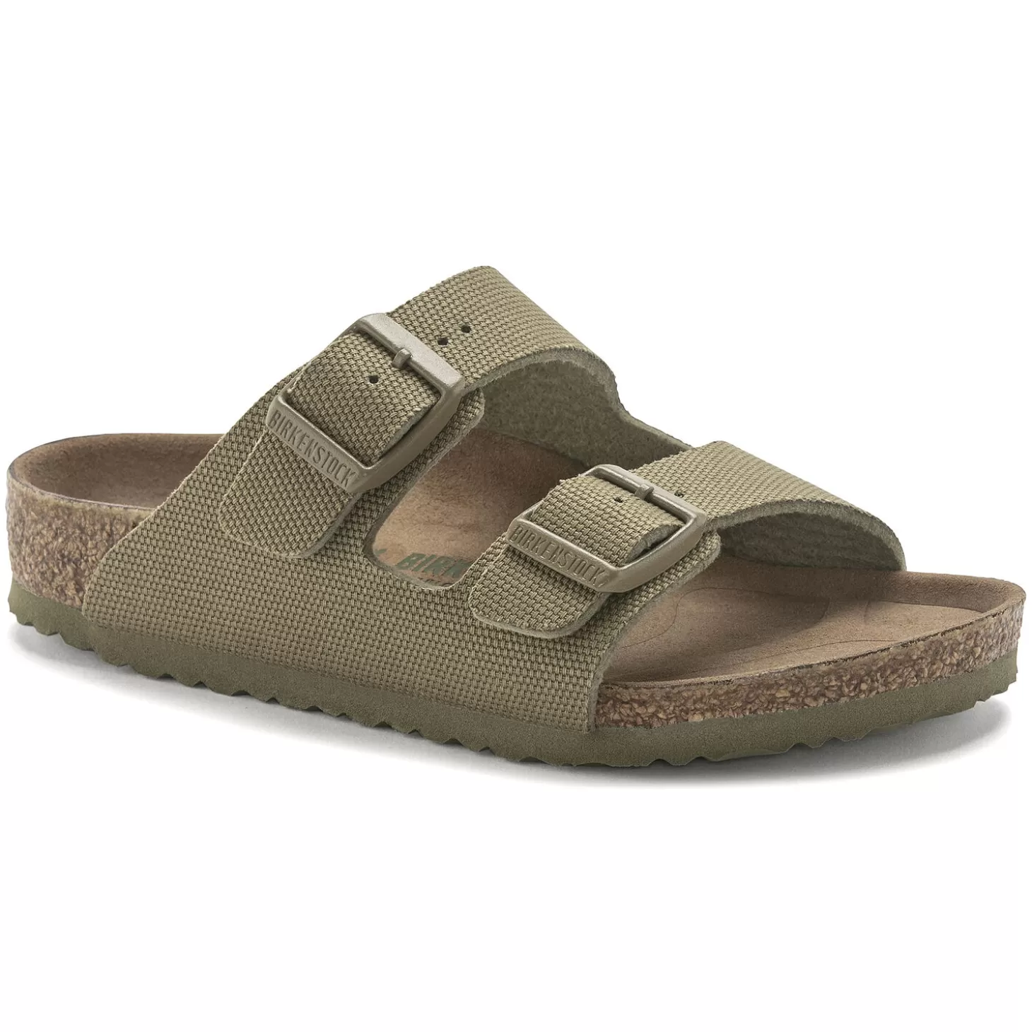 Sandales À Brides | Birkenstock Arizona Kids Vegan Faded Khaki