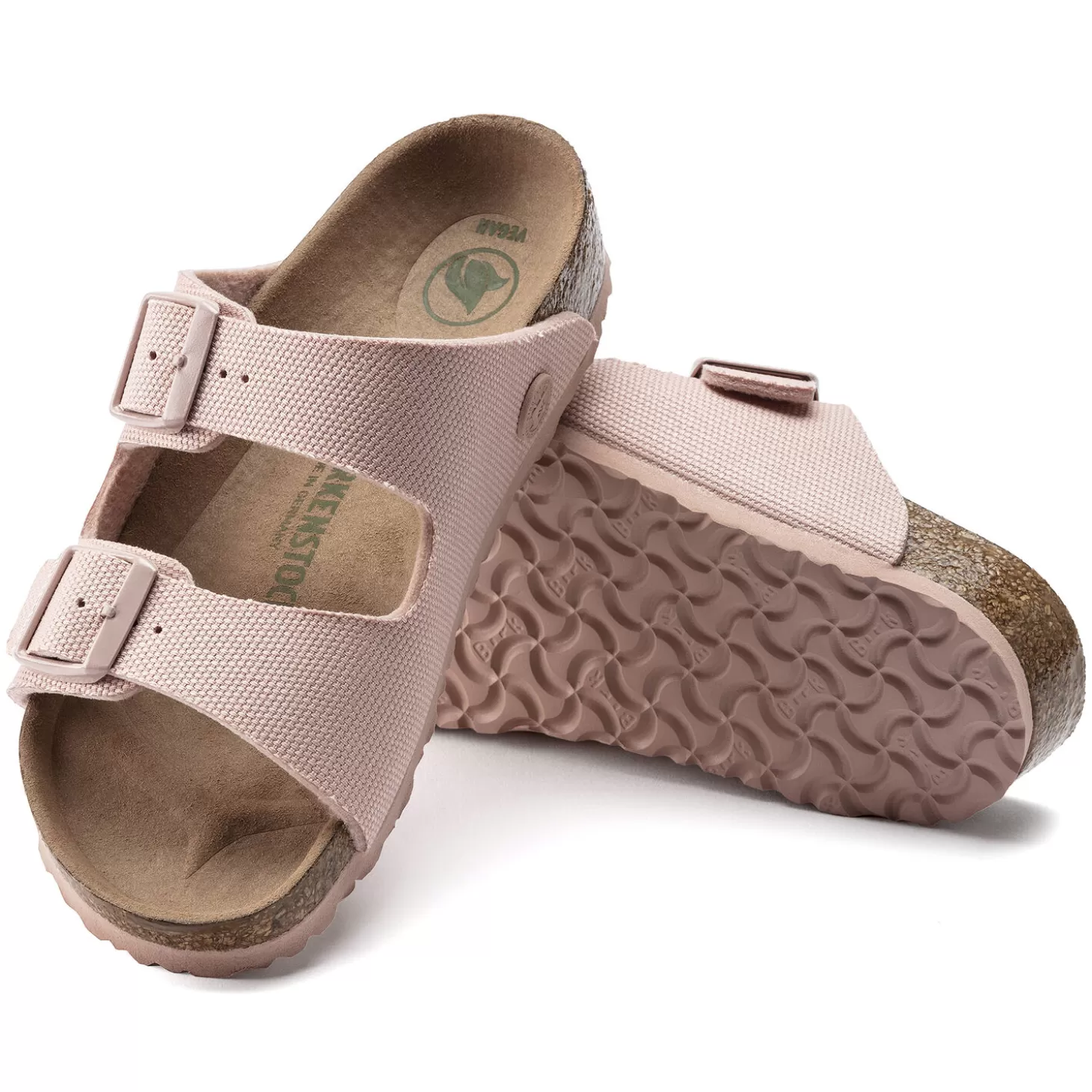 Sandales À Brides | Birkenstock Arizona Kids Vegan Soft Pink