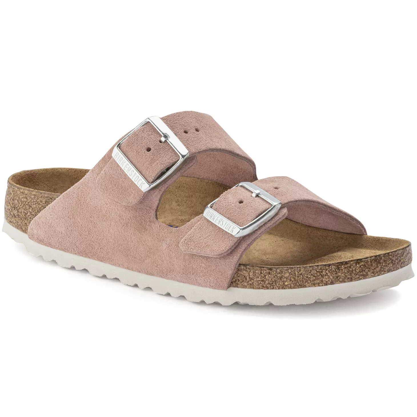 Double Bride | Birkenstock Arizona Lit De Pied Souple Pink Clay