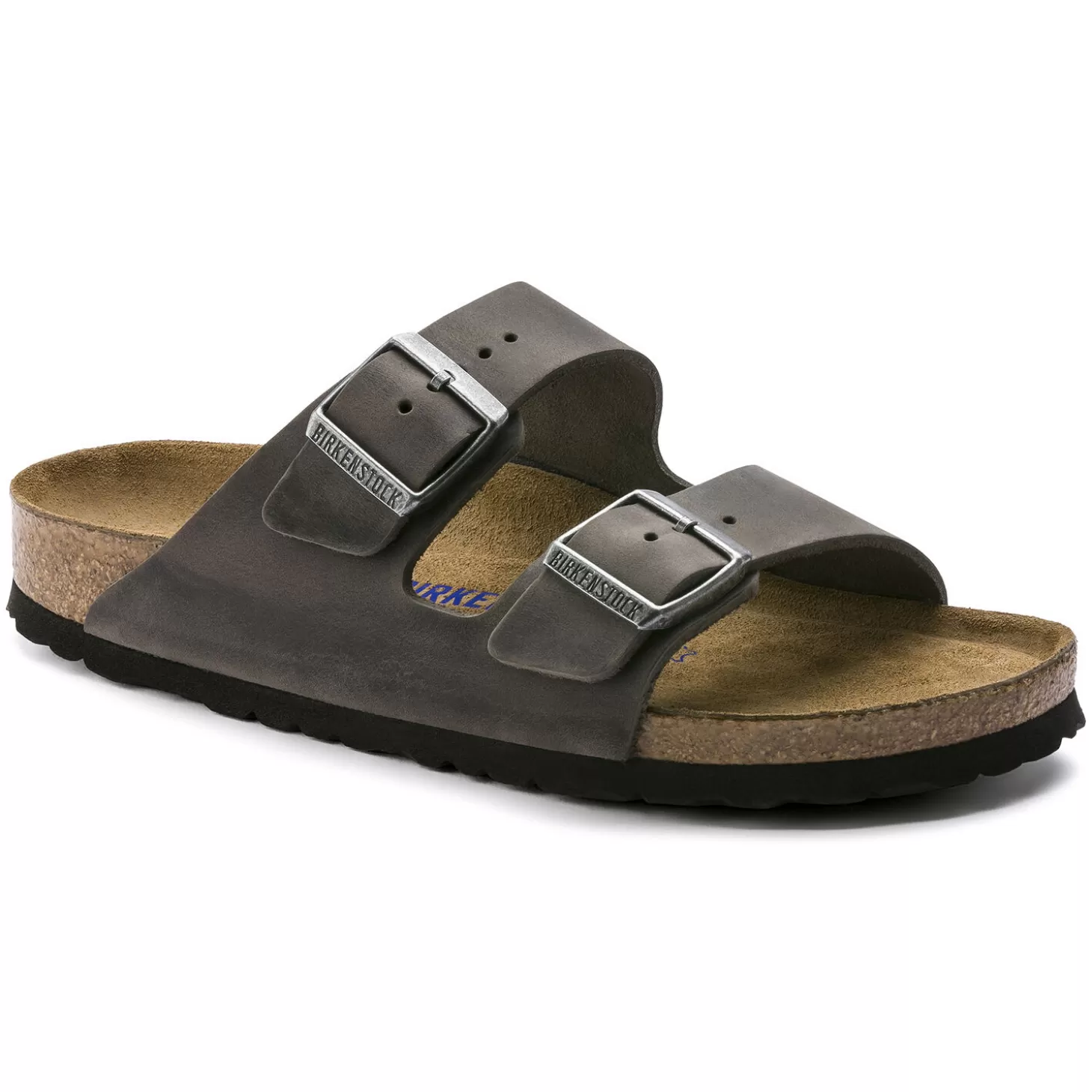 Double Bride | Birkenstock Arizona Lit De Pied Souple Iron