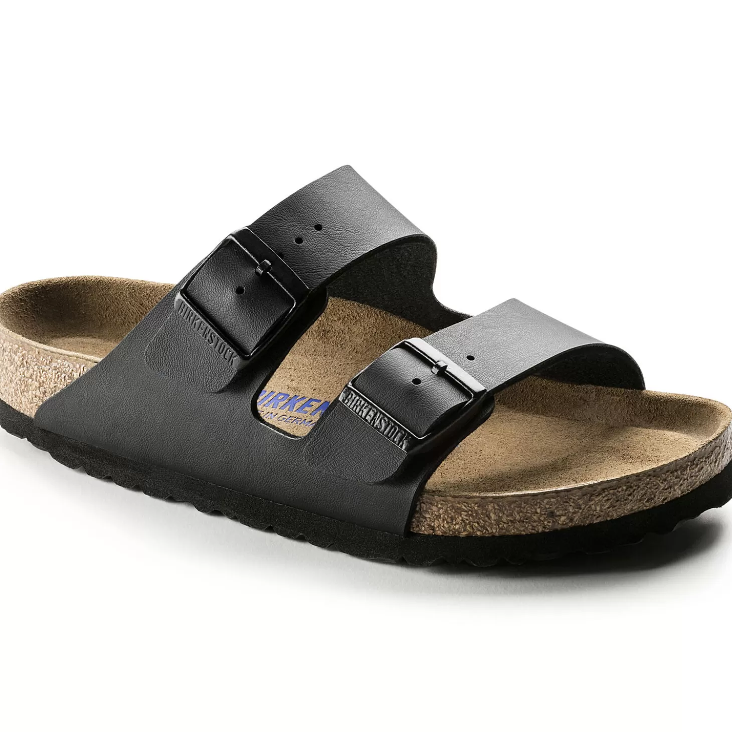 Double Bride | Birkenstock Arizona Lit De Pied Souple Black