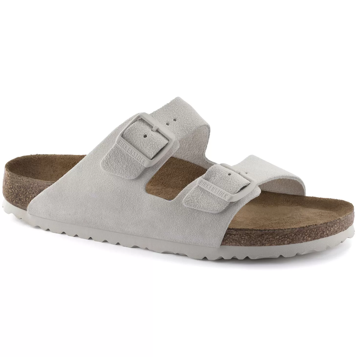 Double Bride | Birkenstock Arizona Lit De Pied Souple Antique White