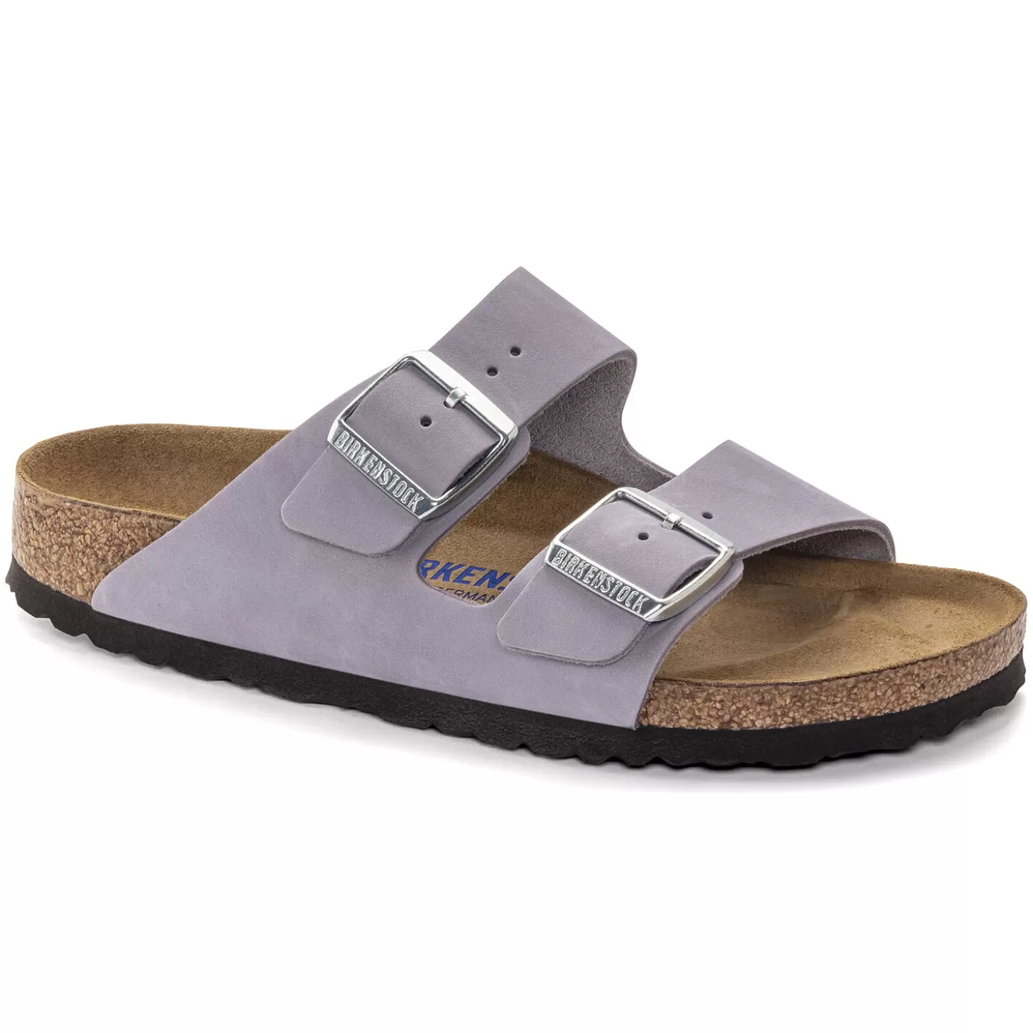 Double Bride | Birkenstock Arizona Lit De Pied Souple Purple Fog