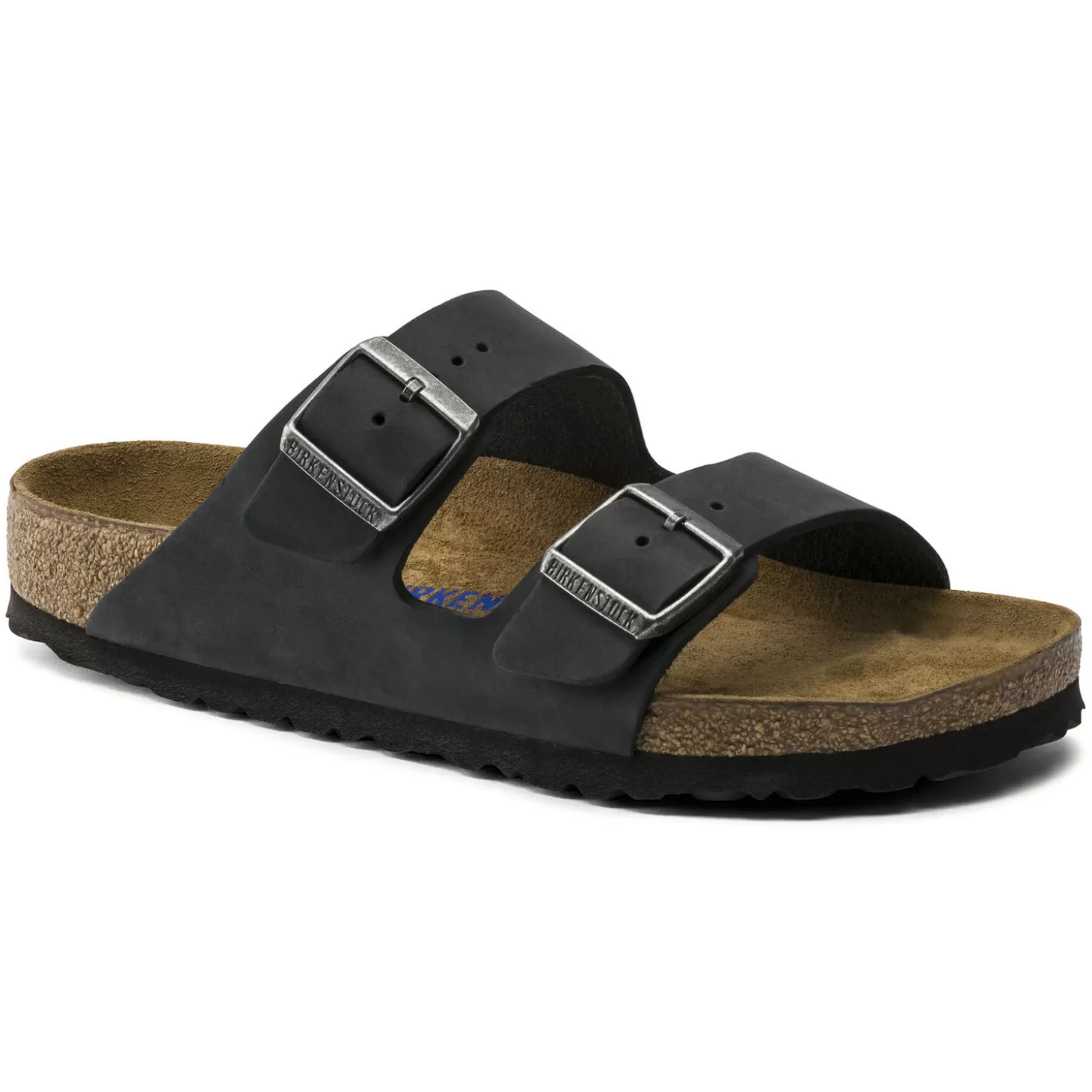 Double Bride | Birkenstock Arizona Lit De Pied Souple Black