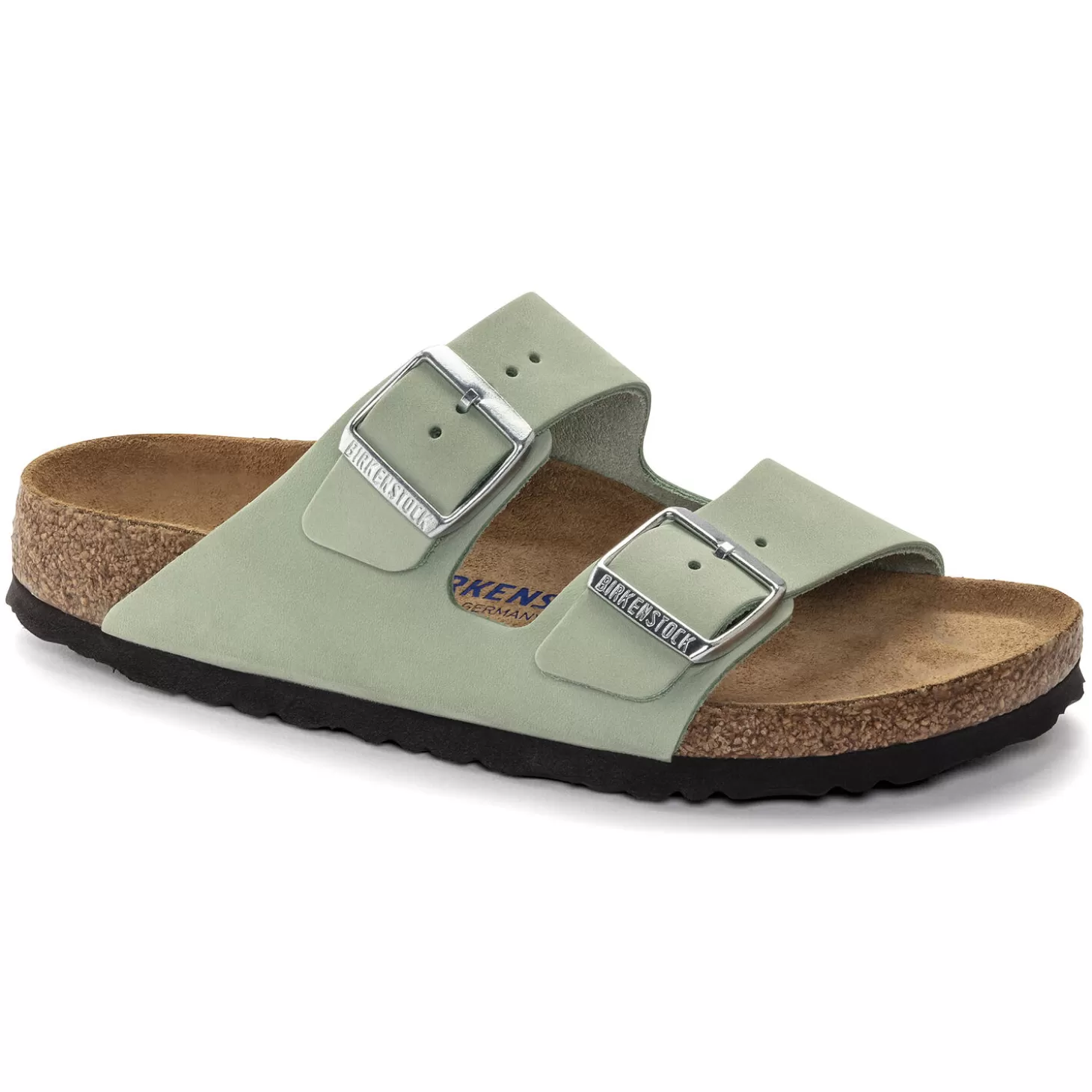 Double Bride | Birkenstock Arizona Lit De Pied Souple Matcha