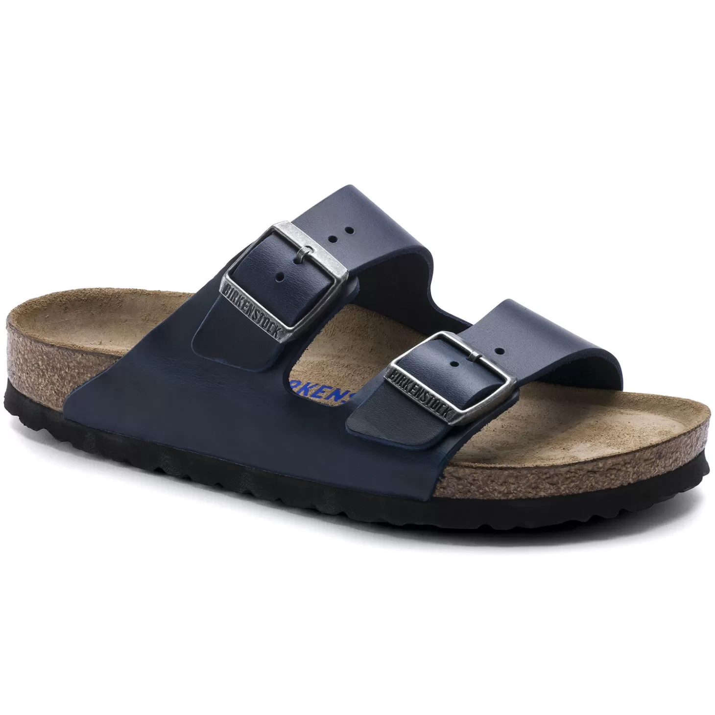 Double Bride | Birkenstock Arizona Lit De Pied Souple Blue