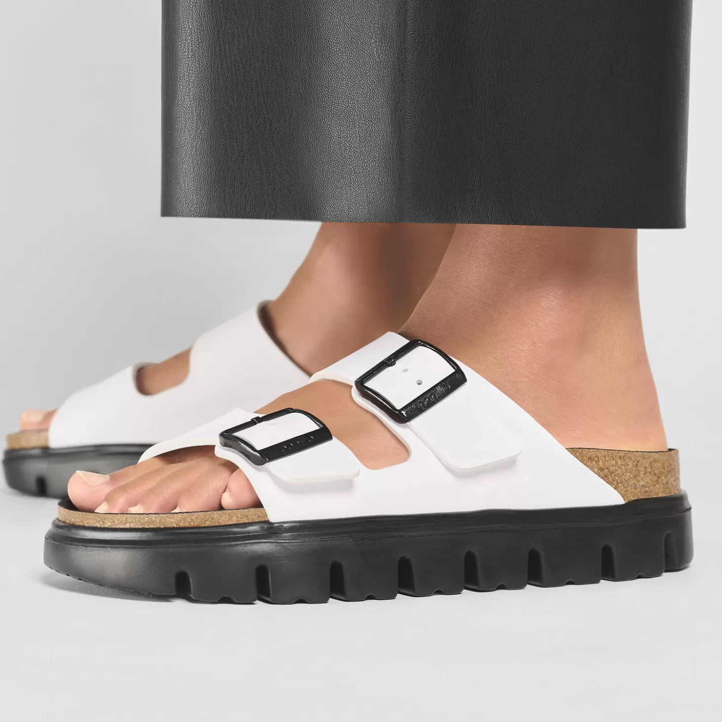 Double Bride | Birkenstock Arizona Pap Chunky White