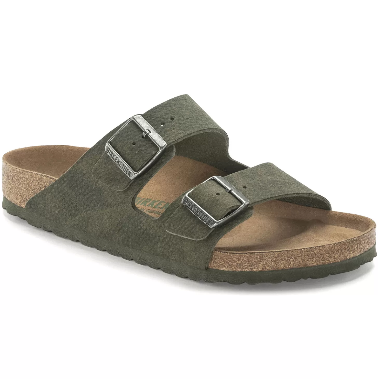 Double Bride | Birkenstock Arizona Vegan Desert Dust Thyme