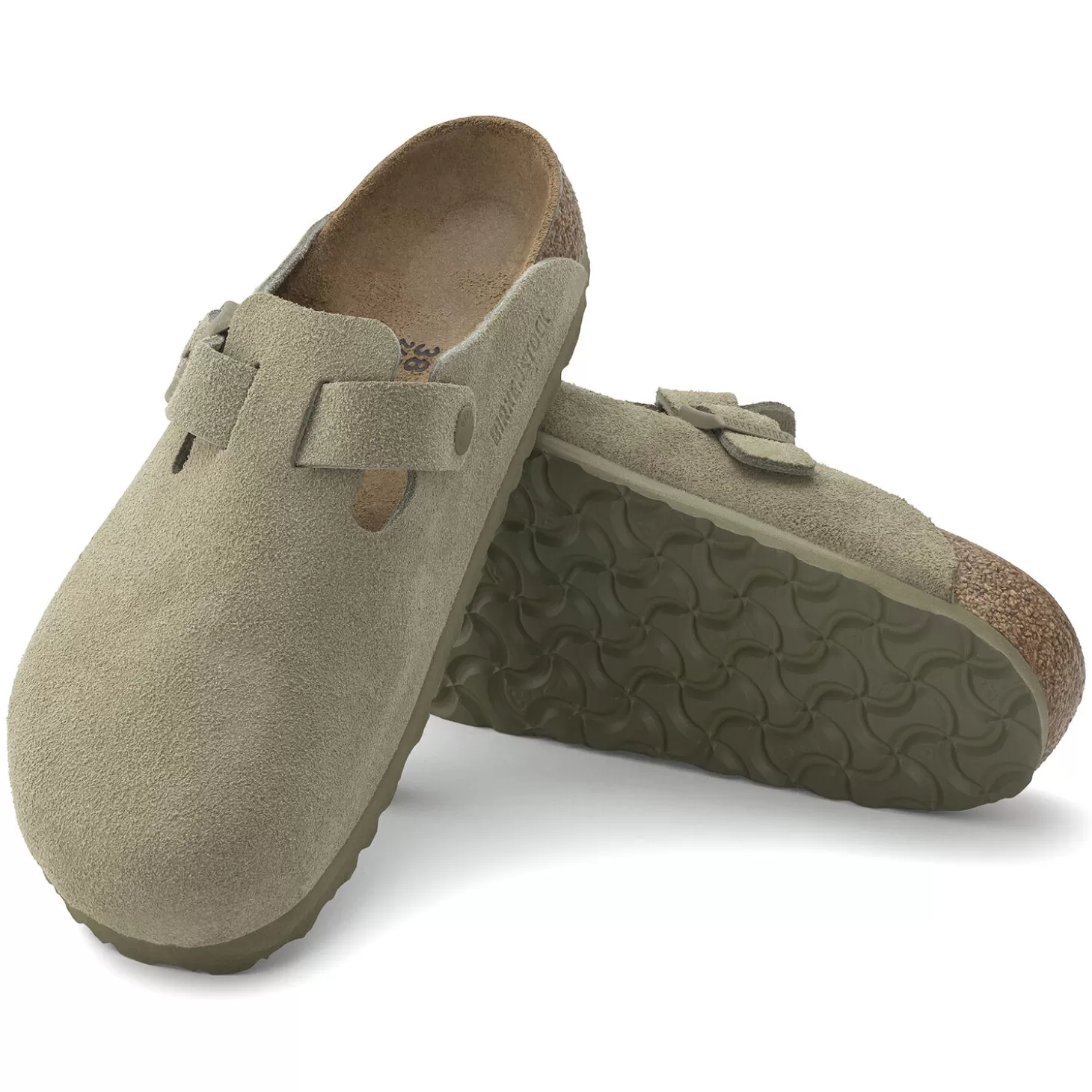 Sabots | Birkenstock Boston Faded Khaki