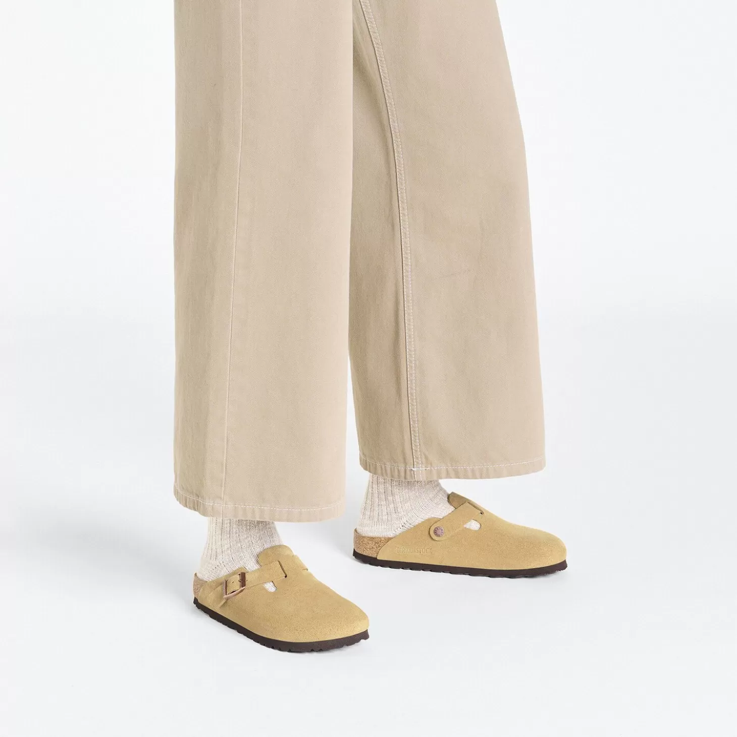 Sabots | Birkenstock Boston Latte Cream