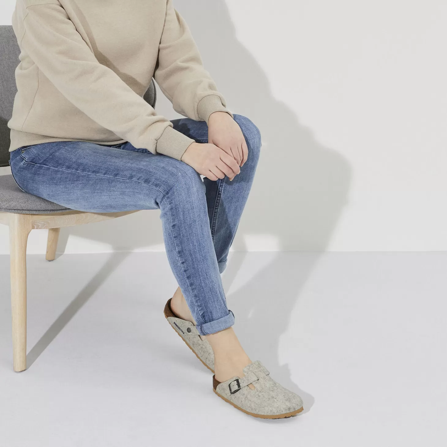 Sabots | Birkenstock Boston Eggshell