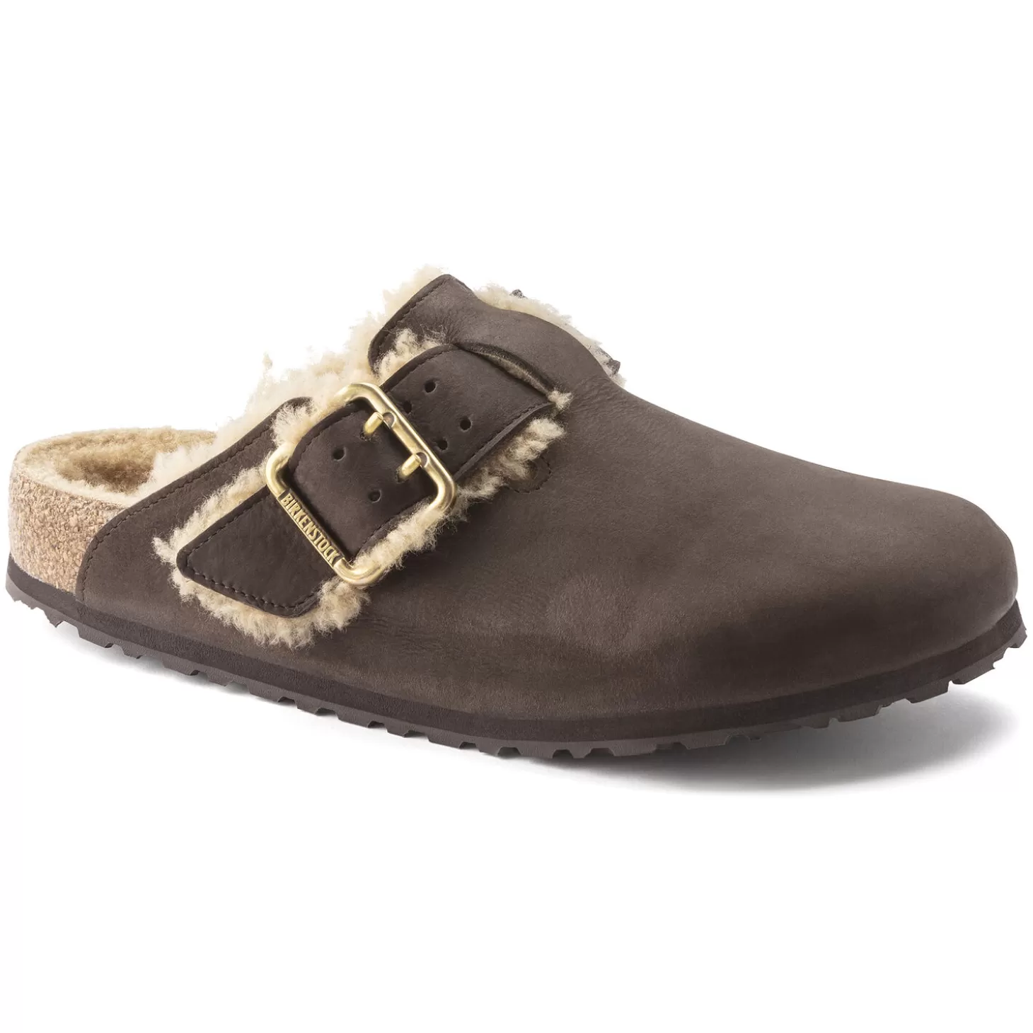 Sabots | Birkenstock Boston Bold Shearling Espresso