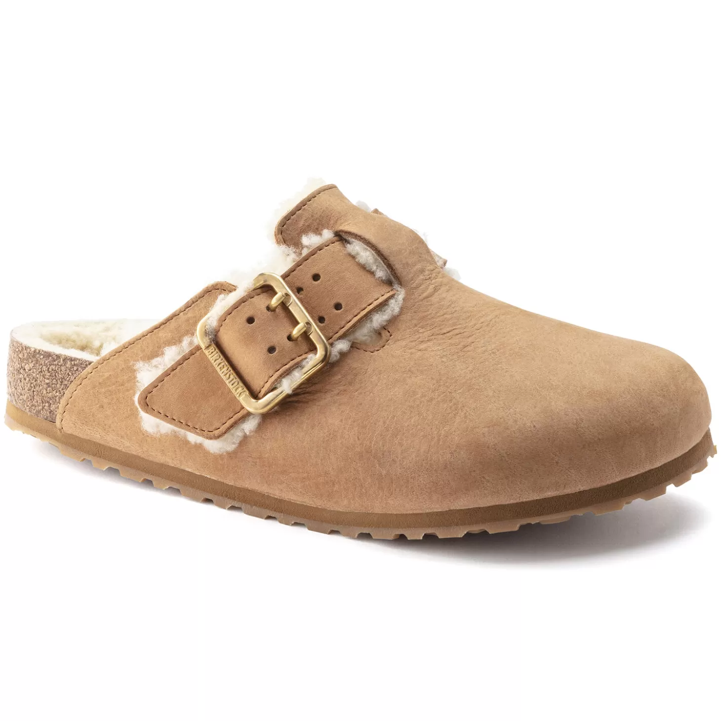 Sabots | Birkenstock Boston Bold Shearling Cognac