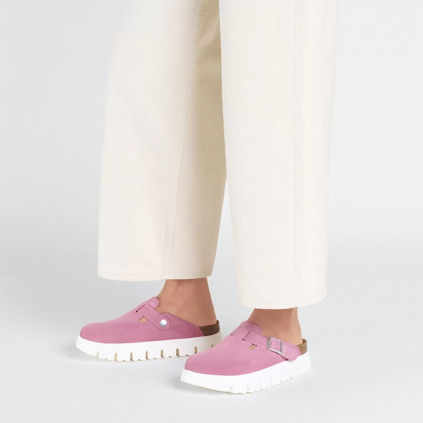 Sabots | Birkenstock Boston Chunky Candy Pink