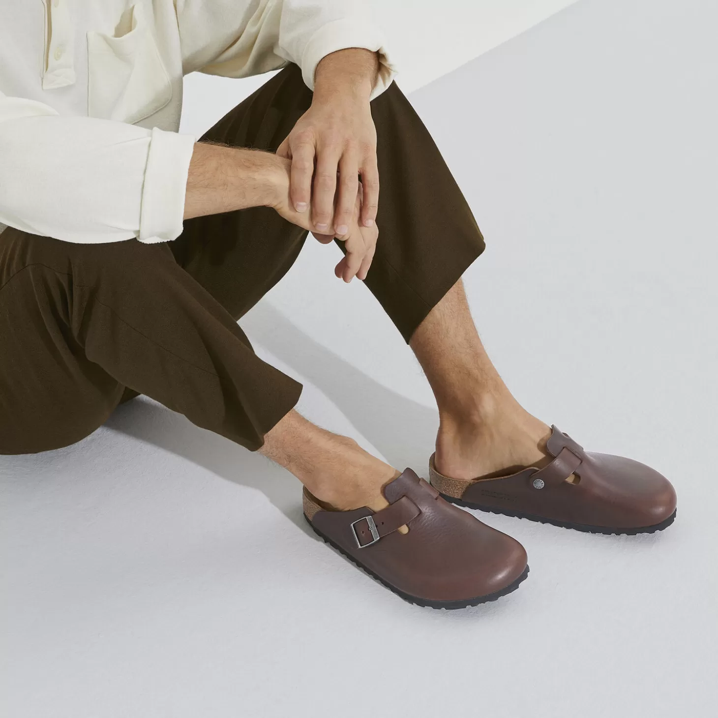 Sabots | Birkenstock Boston Grip Vintage Wood Roast