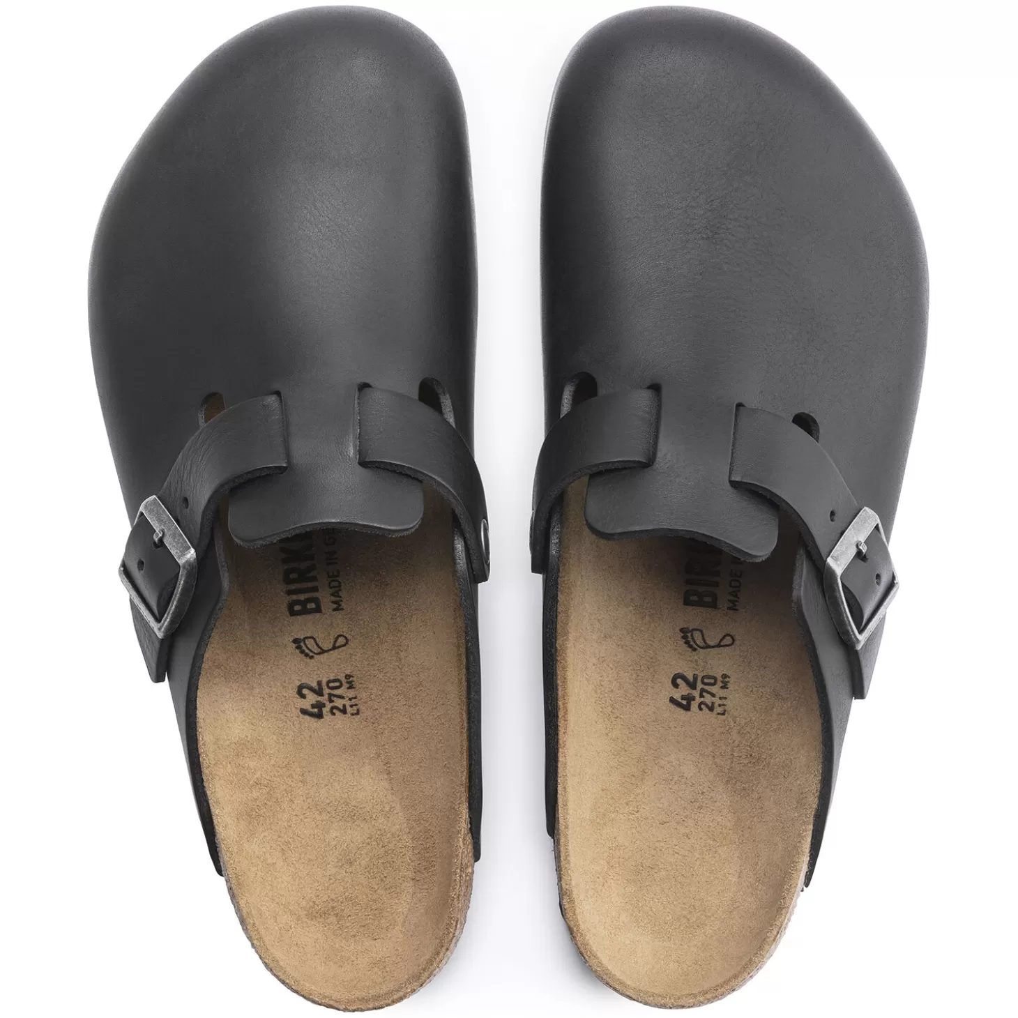 Sabots | Birkenstock Boston Grip Vintage Wood Black