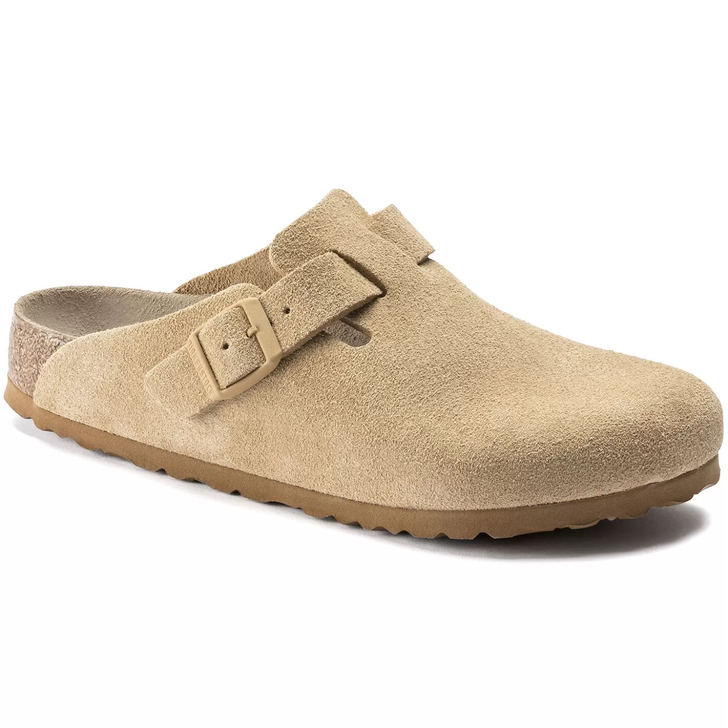 Sabots | Birkenstock Boston Lit De Pied Souple Latte Cream