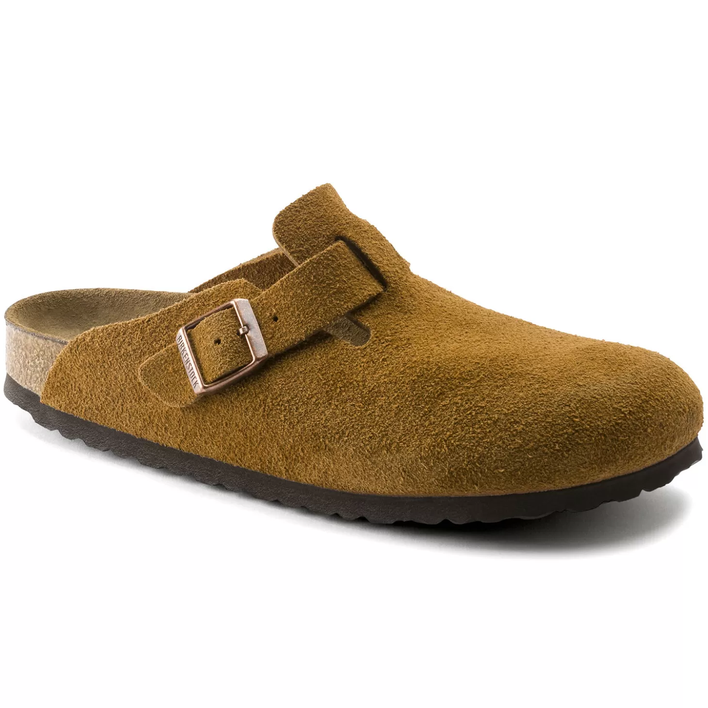 Sabots | Birkenstock Boston Lit De Pied Souple Mink