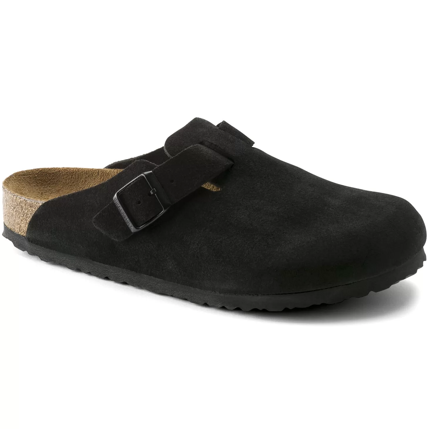 Sabots | Birkenstock Boston Lit De Pied Souple Black