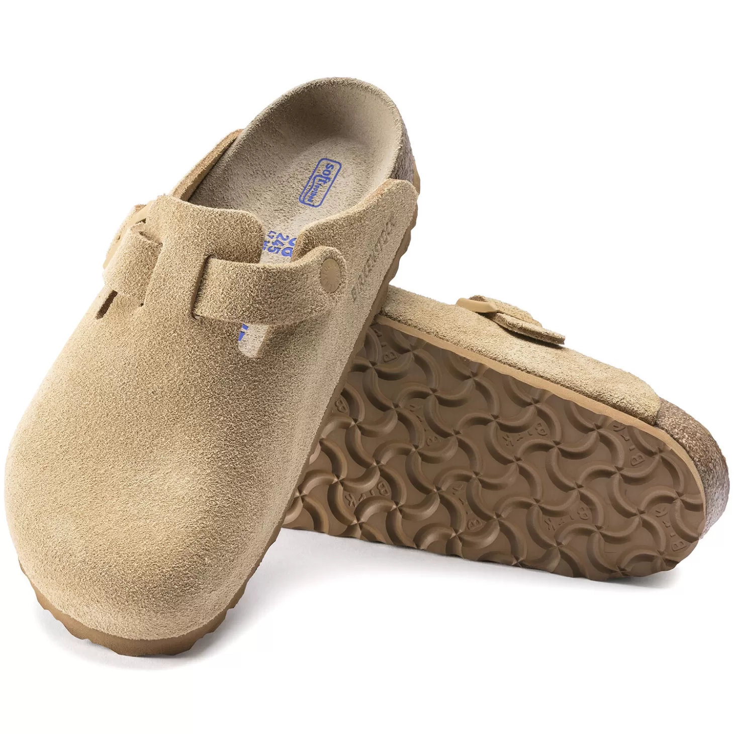 Sabots | Birkenstock Boston Lit De Pied Souple Latte Cream