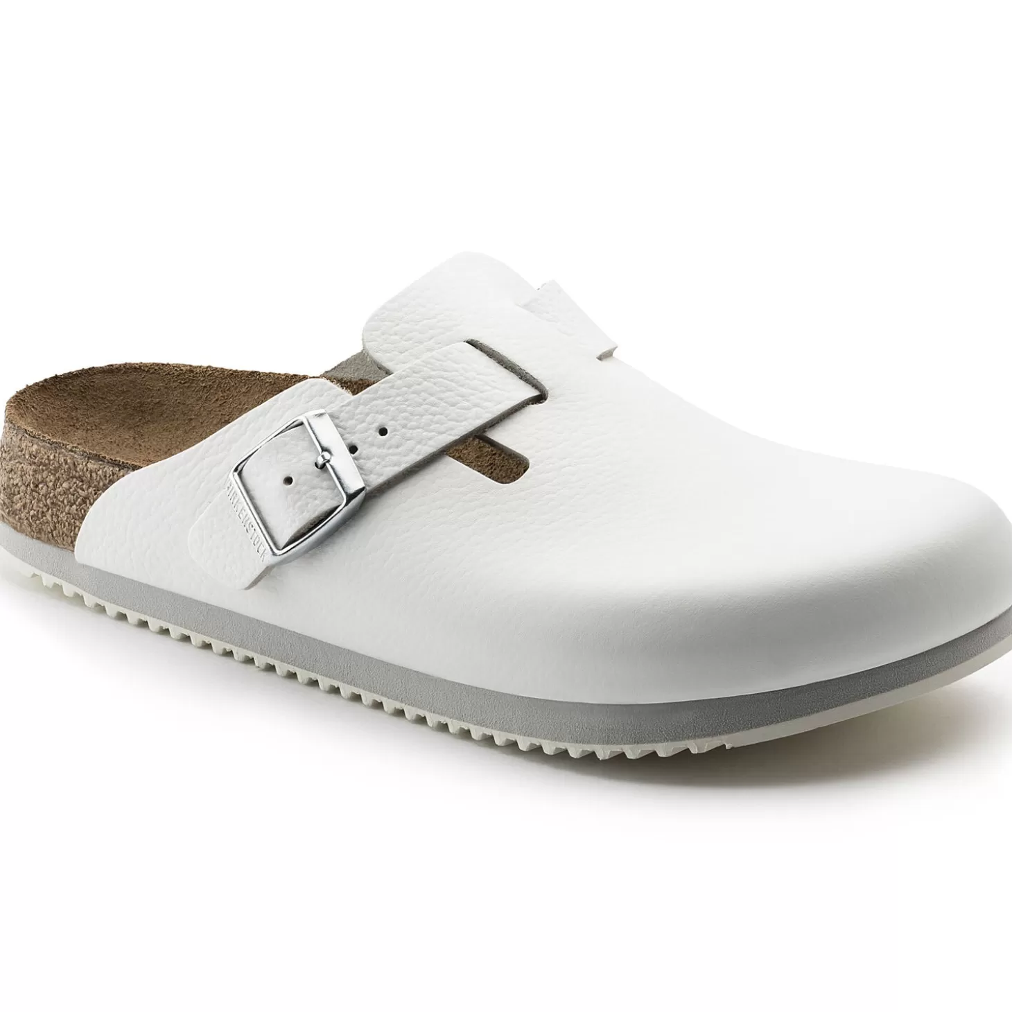 Sabots | Birkenstock Boston Super Grip White