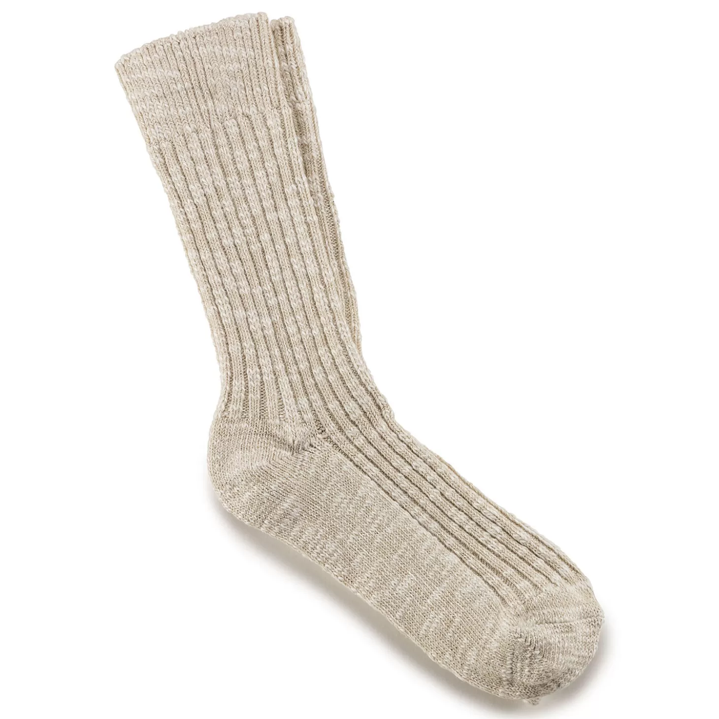 Chaussettes | Birkenstock Chaussettes En Coton Flamme Femme Beige/White