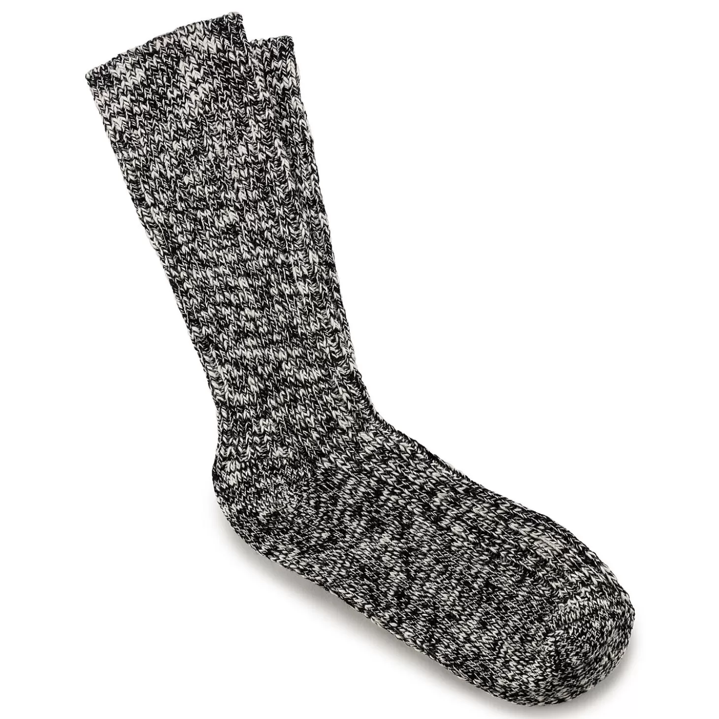 Chaussettes | Birkenstock Chaussettes En Coton Flamme Femme Black/Gray