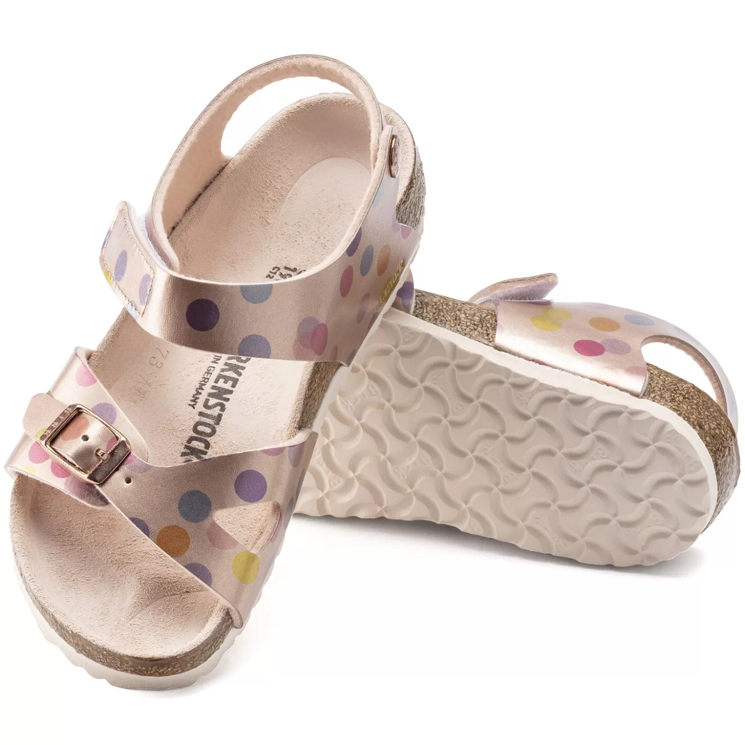 Sandales À Brides | Birkenstock Colorado Kids Electric Metallic Dots Copper